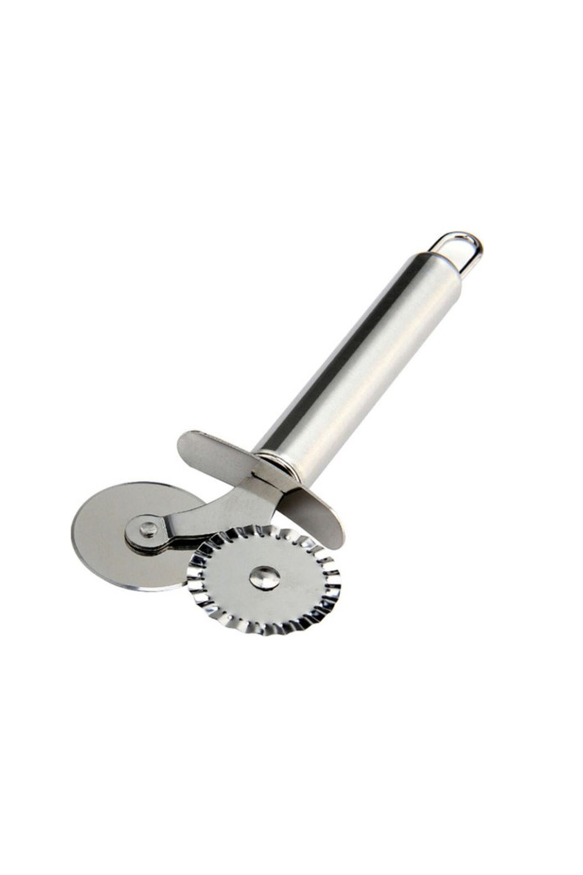 Just Cheap Store Çelik Hamur Ruleti 2'Li Pizza Hamur Kesici