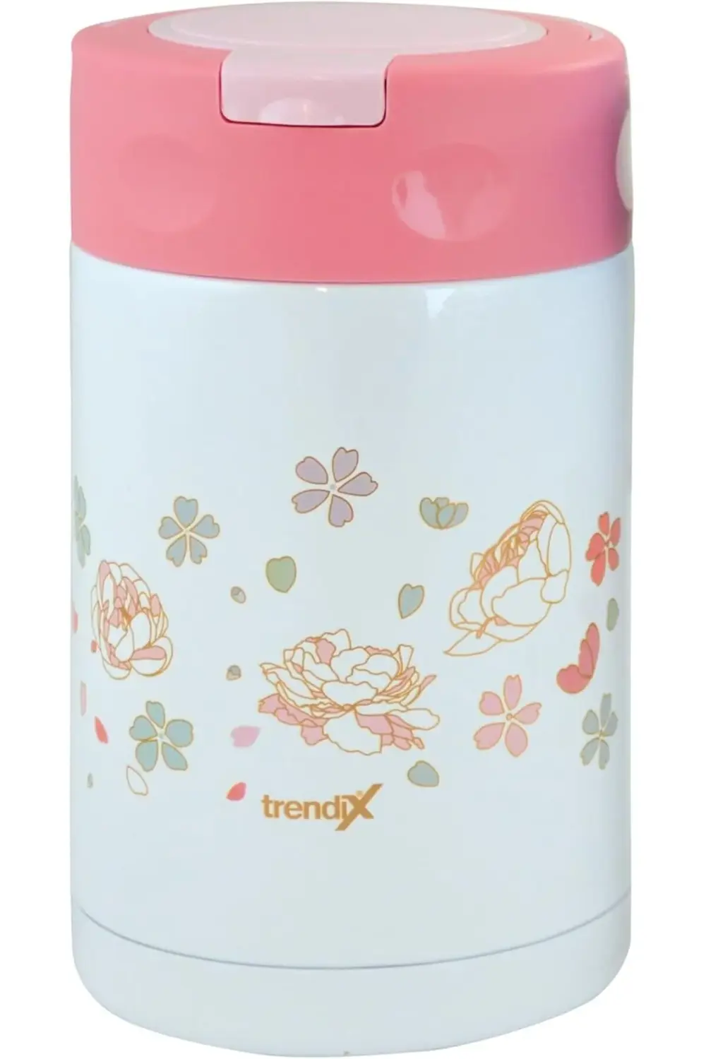 Çelik İçli Termos 500 Ml Pembe Çelik Kaşık İle Tx-6129 1178227