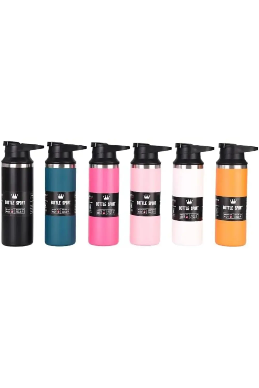 Çelik İçli Termos 500 Ml Siyah Skm018 395519