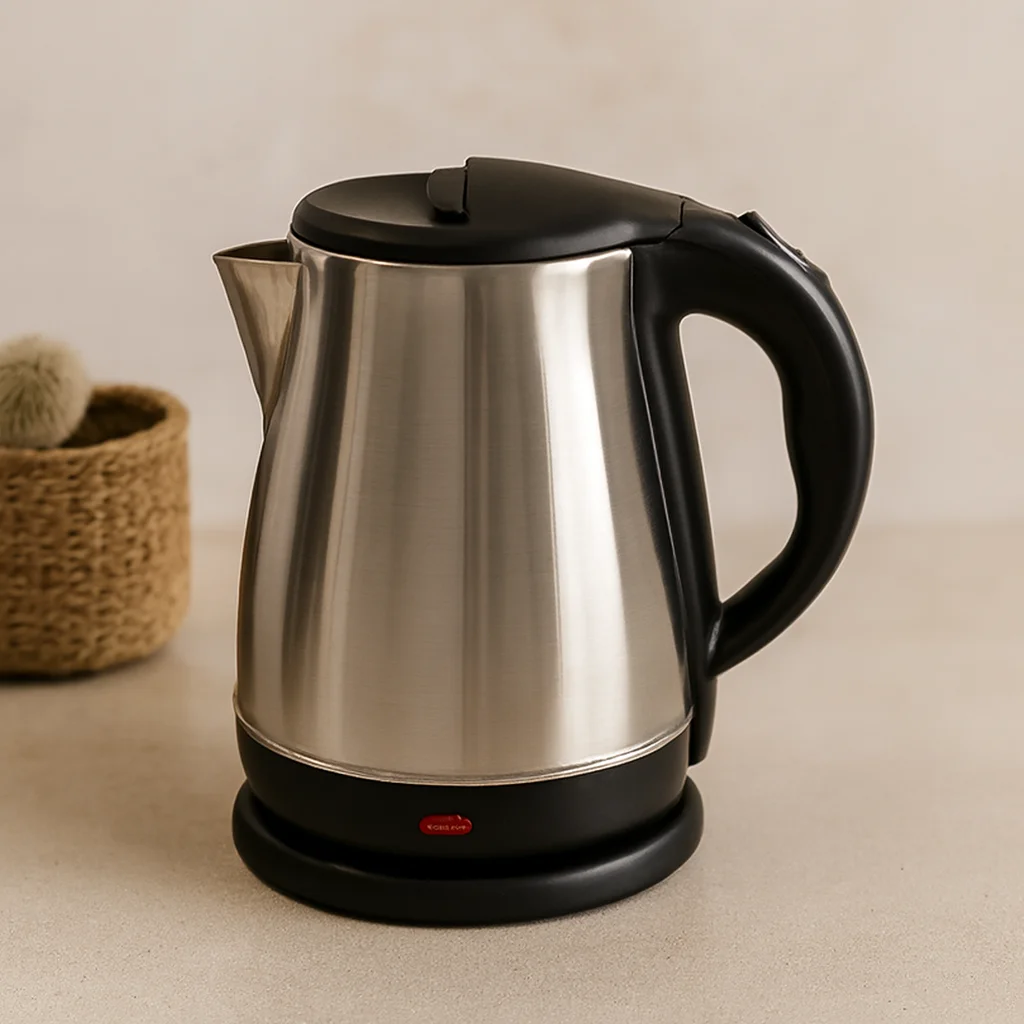 Çelik Kablosuz Su Isıtıcı 1.8 L (360° Taban, Otomatik Kapanma) Çelik Kablosuz Su Isıtıcı 1.8 L (360° Taban, Otomatik Kapanma)