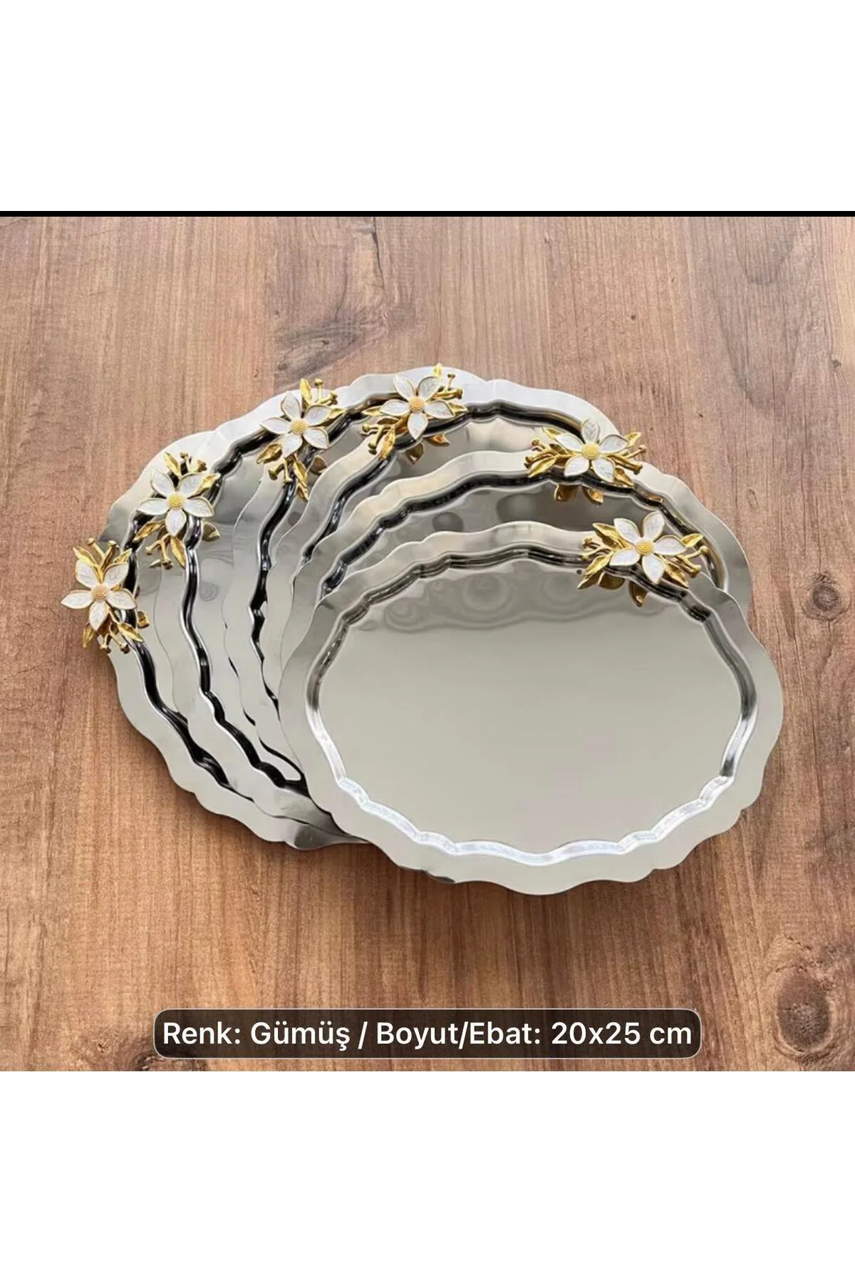 Çelik Kahve Sunumluğu