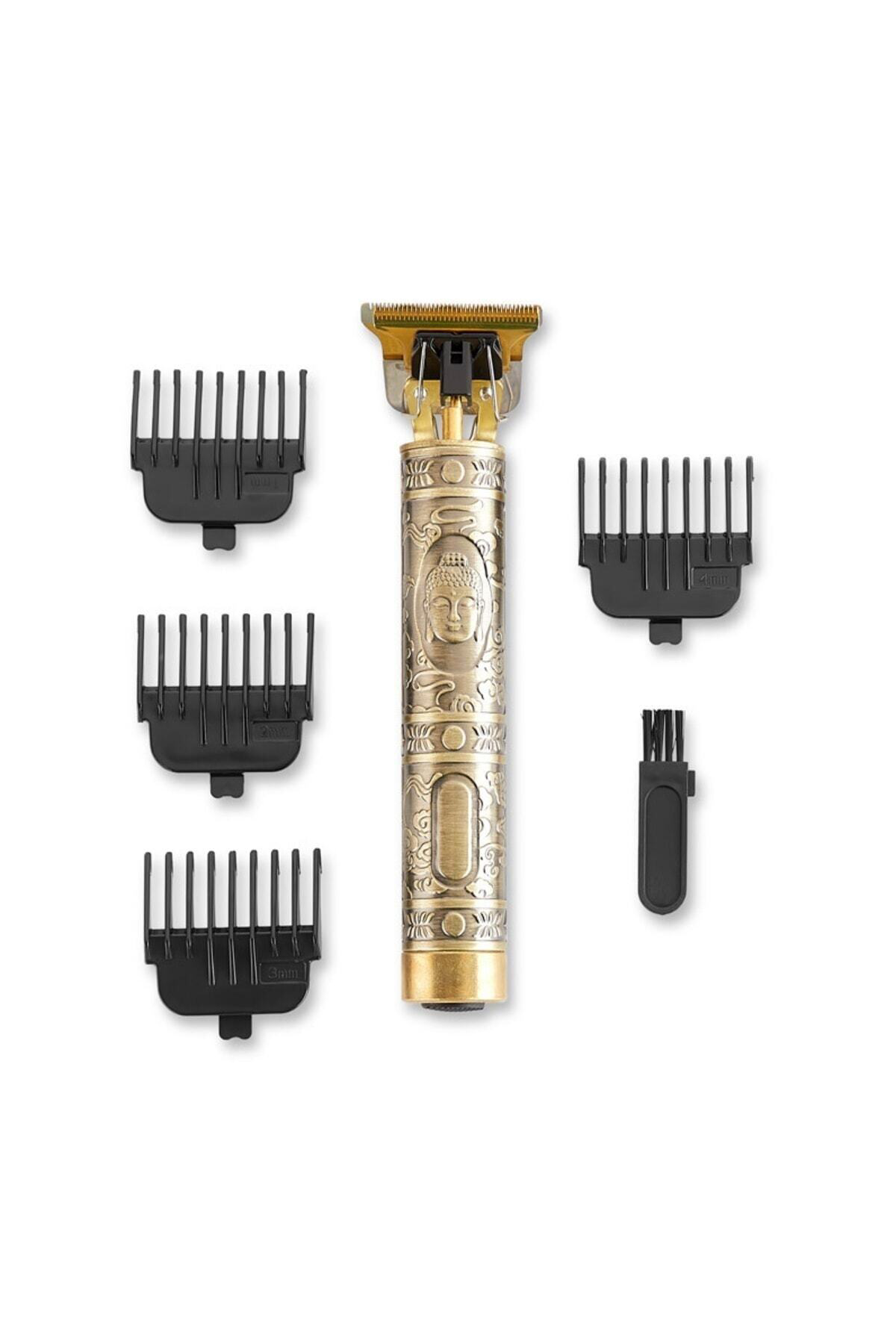 Çelik Kasa Profesyonel T-bıçak Saç, Sakal, Ense, Çizim Ve Lazer E