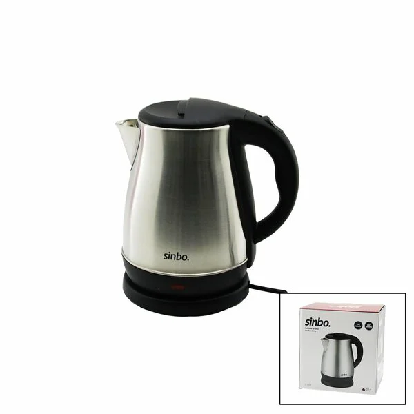 Çelik Kettle Su Isıtıcısı Kablosuz Kullanım 1.8LT 360° Dönebilme Otomatik Kapanma SK-8028