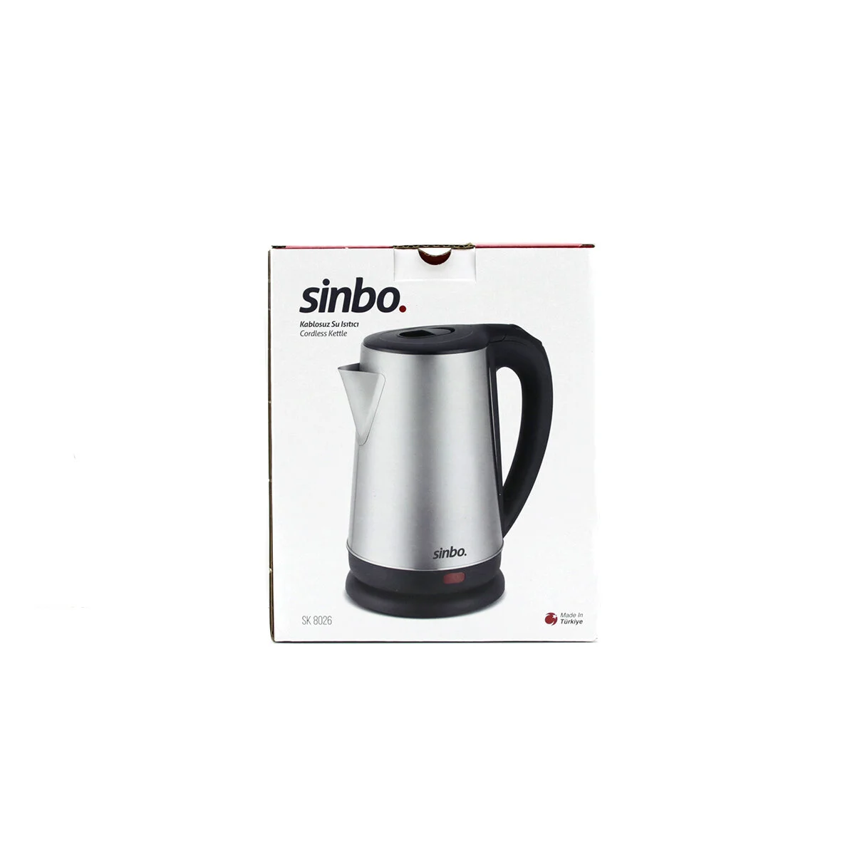 Çelik Kettle Su Isıtıcısı Kablosuz Kullanım 1.8LT 360 Derece Dönebilme Otomatik Kapanma SK-8026 Fiyatı, Yorumları ve Özellikleri