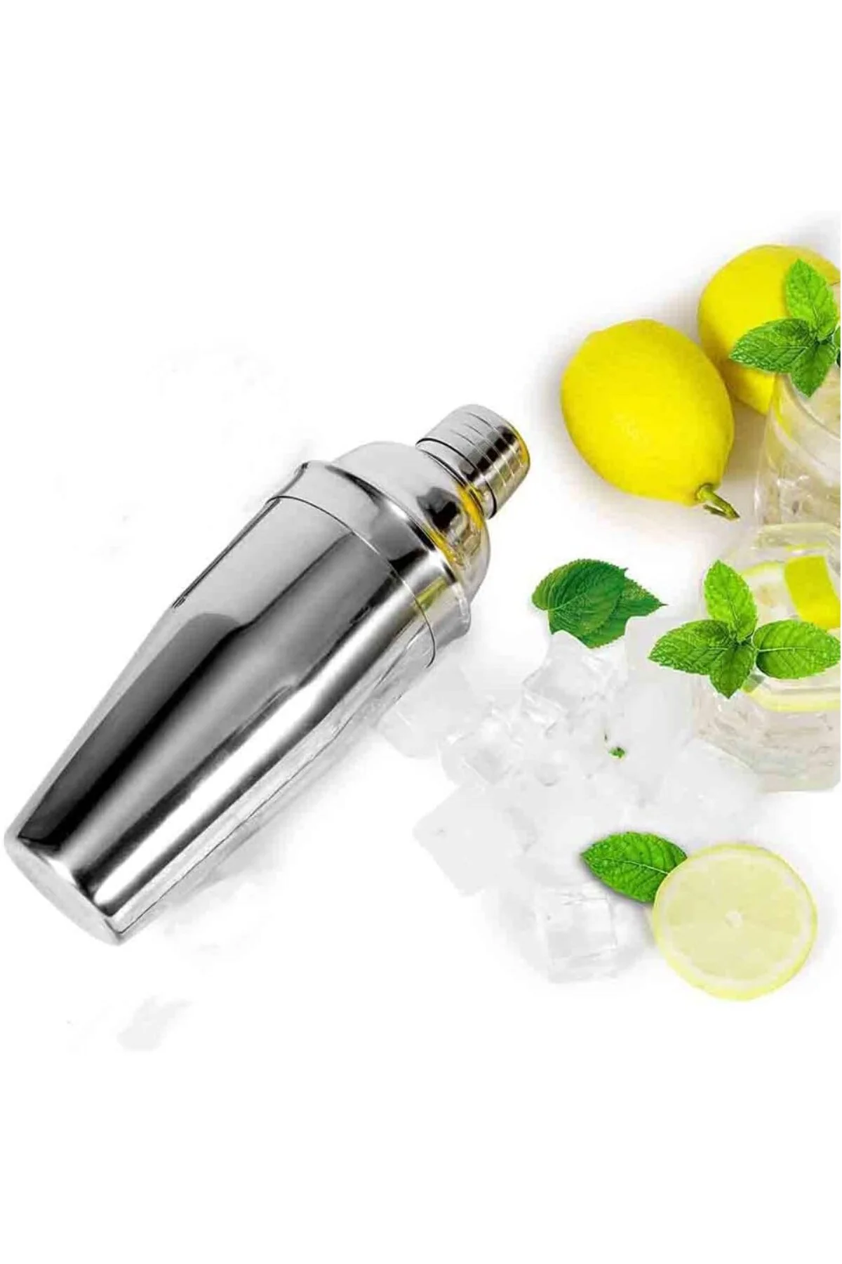 Çelik Kokteyl Shaker - Meyve Suyu Shaker - Kokteyl Karıştırıcı, 7