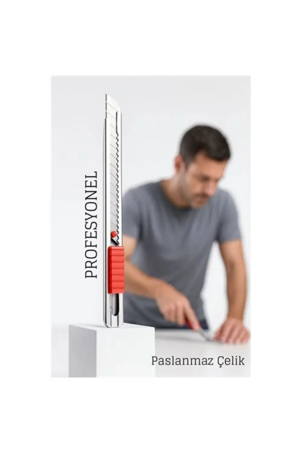 Çelik Maket Bıçağı - İnce Tip Maket Bıçağı Dayanıklı ve Keskin Pr