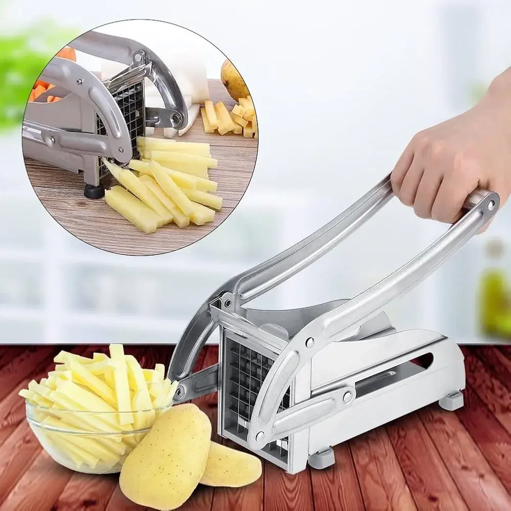 Çelik Patates Dilimleyici - Çok Fonksiyonlu Patates Dilimleyici, 