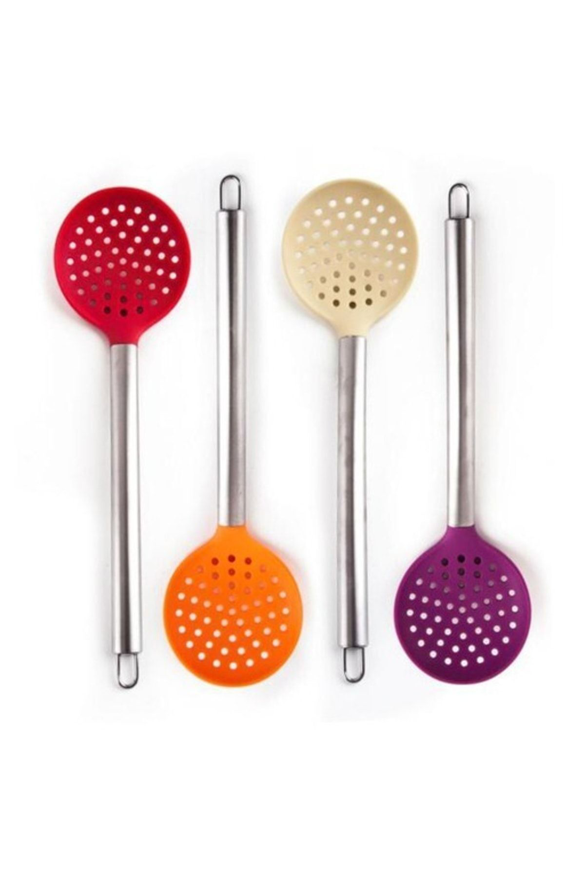 Klt Çelik Saplı Silikon Kevgir 35Cm