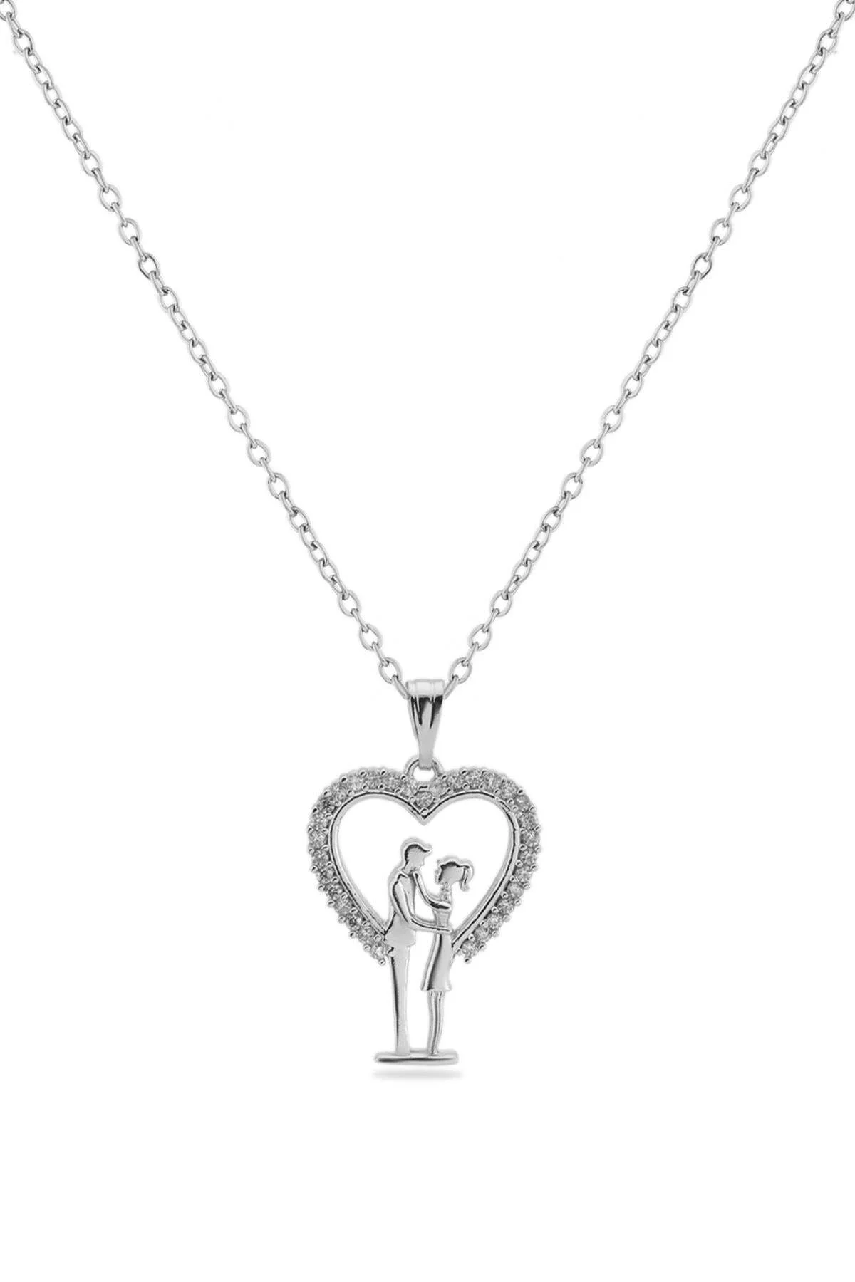 Çelik Sevgili Çift Kolye Silver 45cm Fiyatı, Yorumları ve Özellikleri
