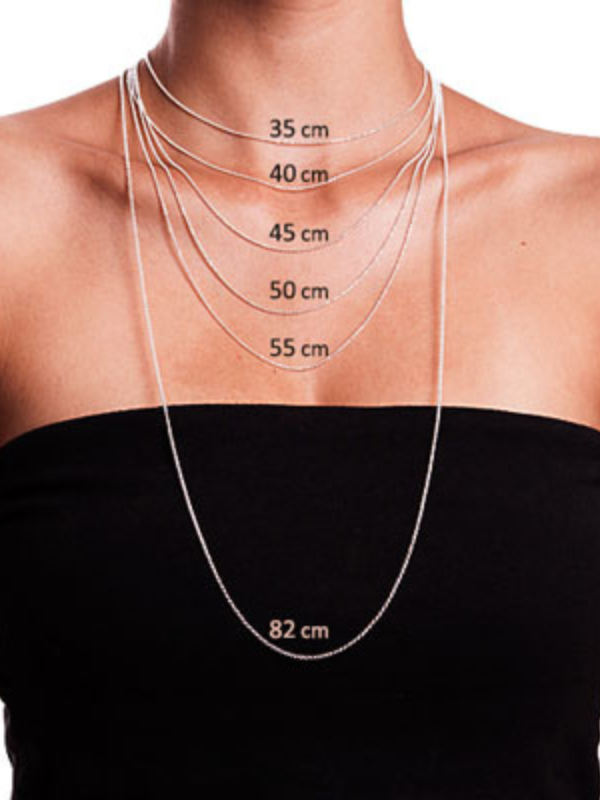 ÇELİK SİLVER İTALYAN KOLYE 45 CM