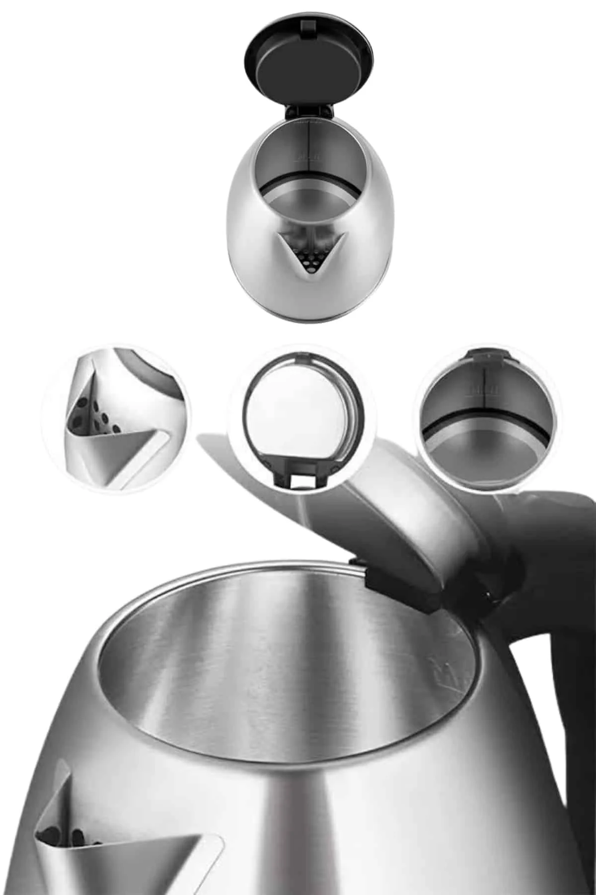 Çelik Su Isıtıcı Kettle Dayanıklı Paslanmaz Çelik Uzun Ömürlü