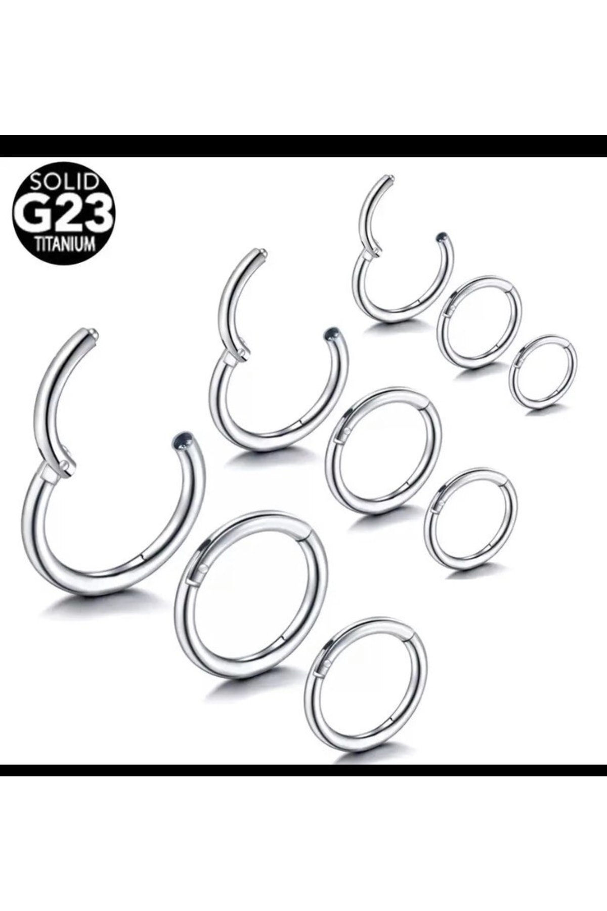 Çelik Tam Halka Piercing