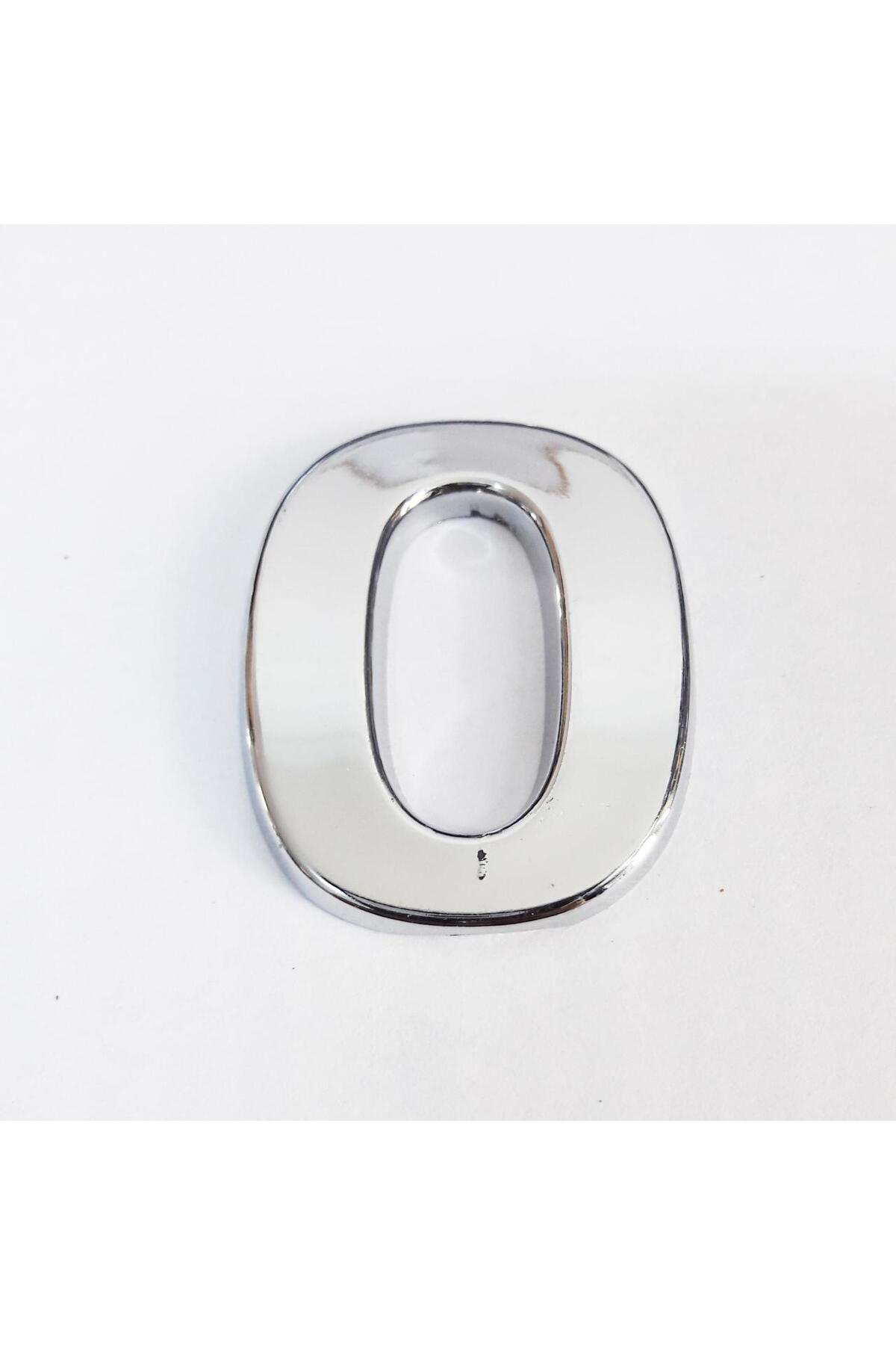 Aray Home Cemax 0 Rakamı 3,75 Cm Krom Yapışkanlı