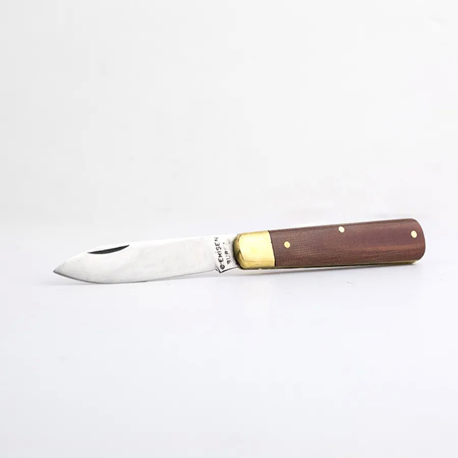 Cemil Erişen Bursa Çakı No:1 - 15,5 Cm , Ahşap Sap, Perçinli, Tek