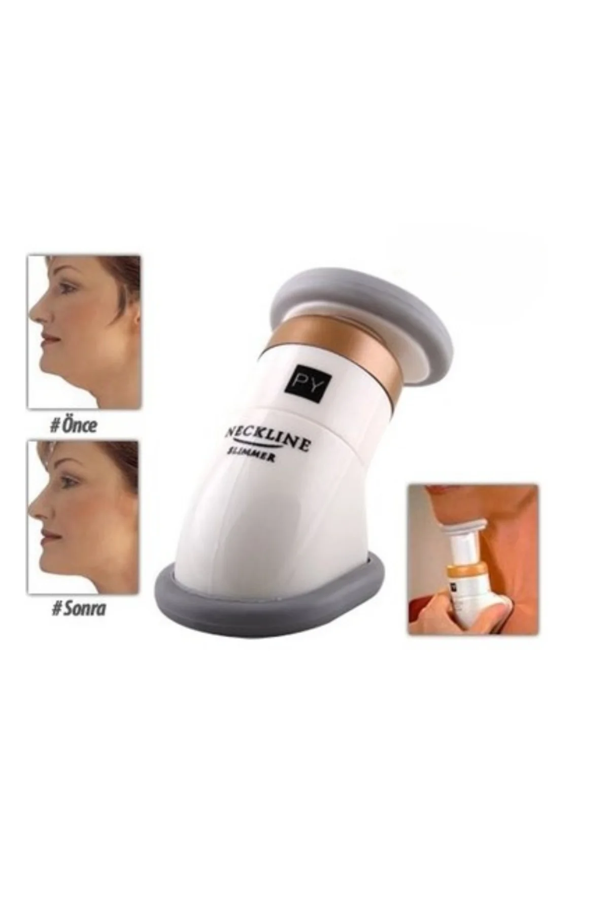 Çene ve Boyun Toparlayıcı Egzersiz Masaj Aleti Yaylı Sistemli