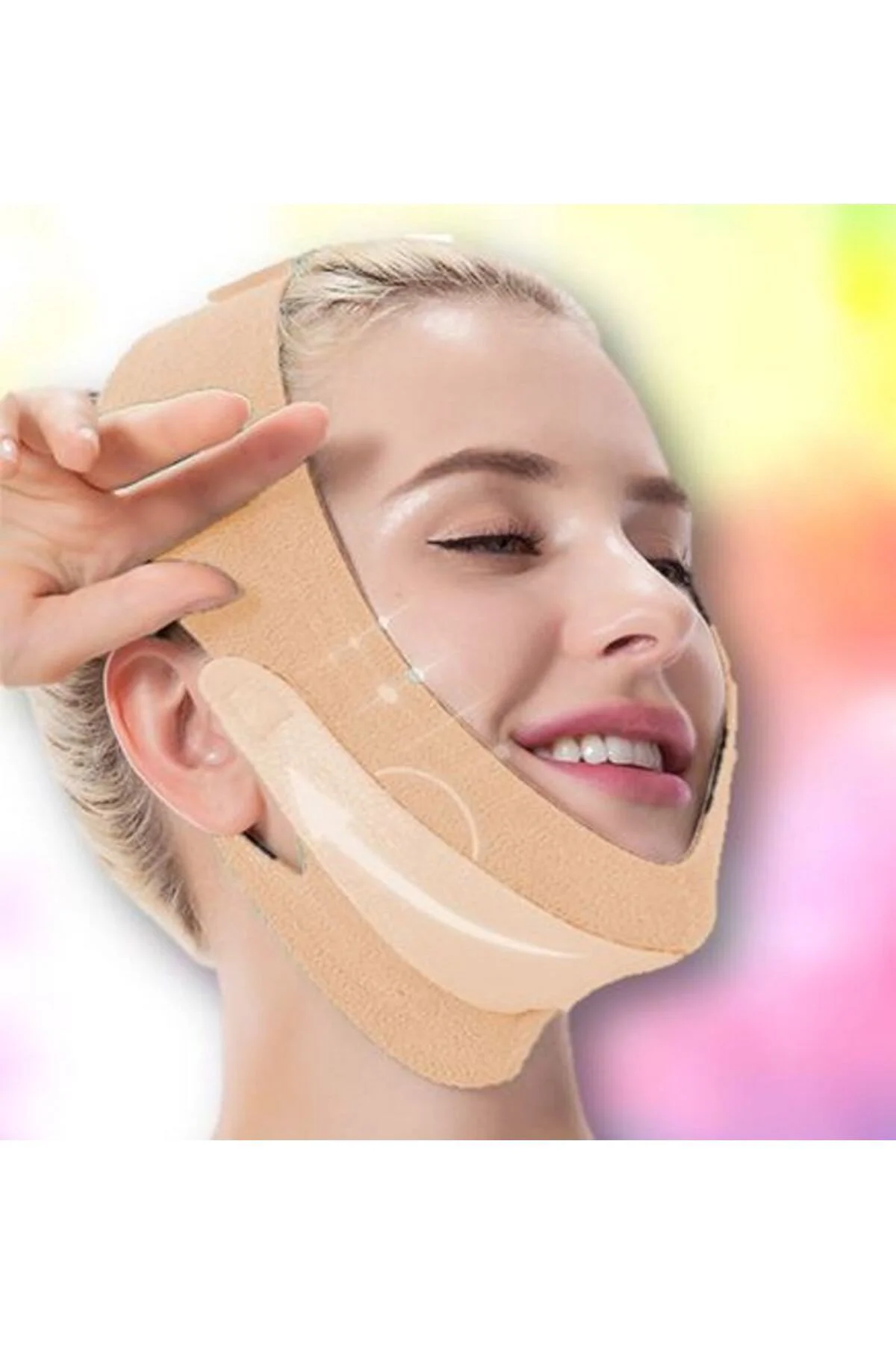 Çene / Yüz inceltme bandı Yüz Liposuction ve Soğuk Lipoliz sonrası yüz maskesi gıdı toparlayıcı Çene / Yüz inceltme bandı Yüz Liposuction ve Soğuk Lipoliz sonrası yüz maskesi gıdı toparlayıcı