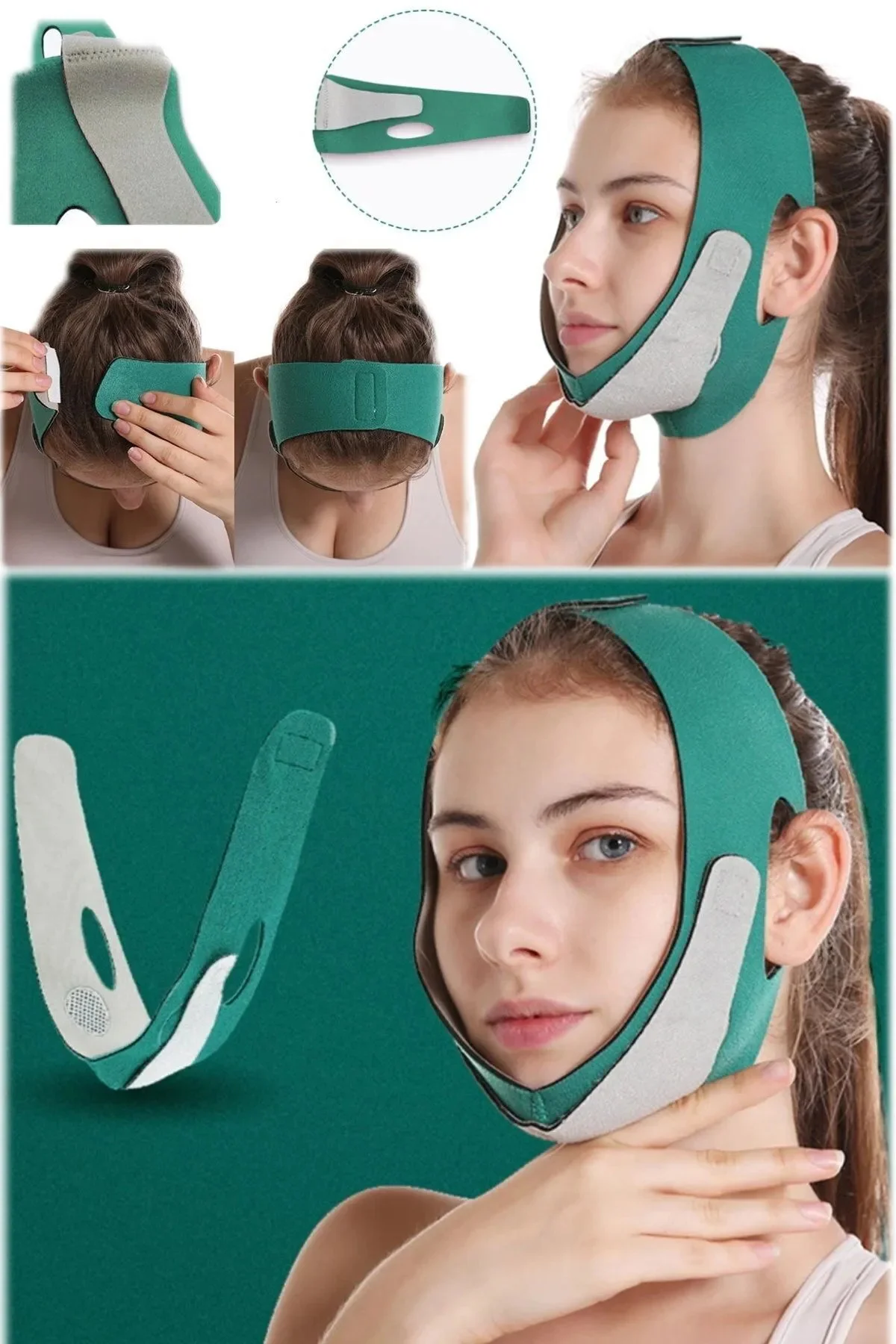 Çene / Yüz inceltme bandı Yüz Liposuction ve Soğuk Lipoliz sonrası yüz maskesi gıdı toparlayıcı Çene / Yüz inceltme bandı Yüz Liposuction ve Soğuk Lipoliz sonrası yüz maskesi gıdı toparlayıcı