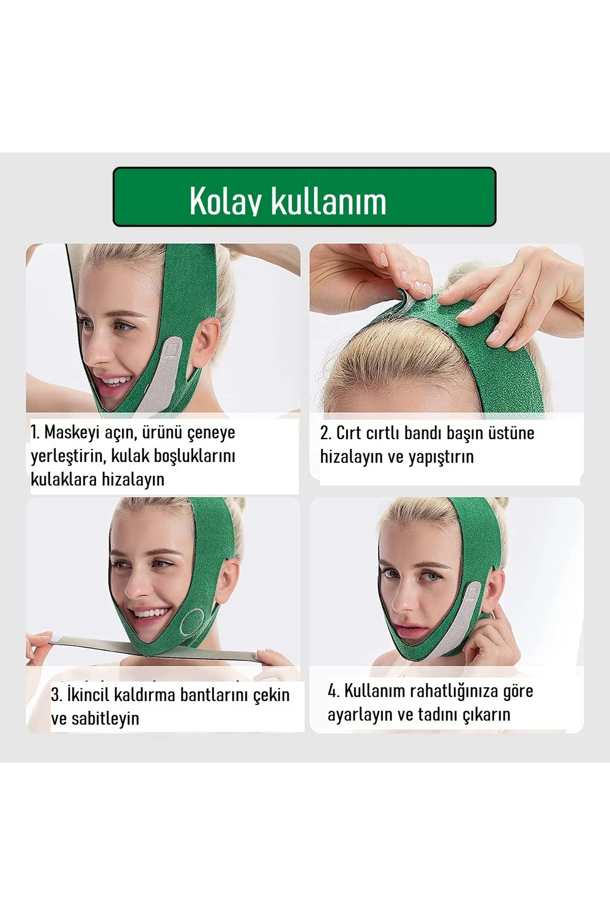 Çene / Yüz inceltme bandı Yüz Liposuction ve Soğuk Lipoliz sonrası yüz maskesi gıdı toparlayıcı Çene / Yüz inceltme bandı Yüz Liposuction ve Soğuk Lipoliz sonrası yüz maskesi gıdı toparlayıcı