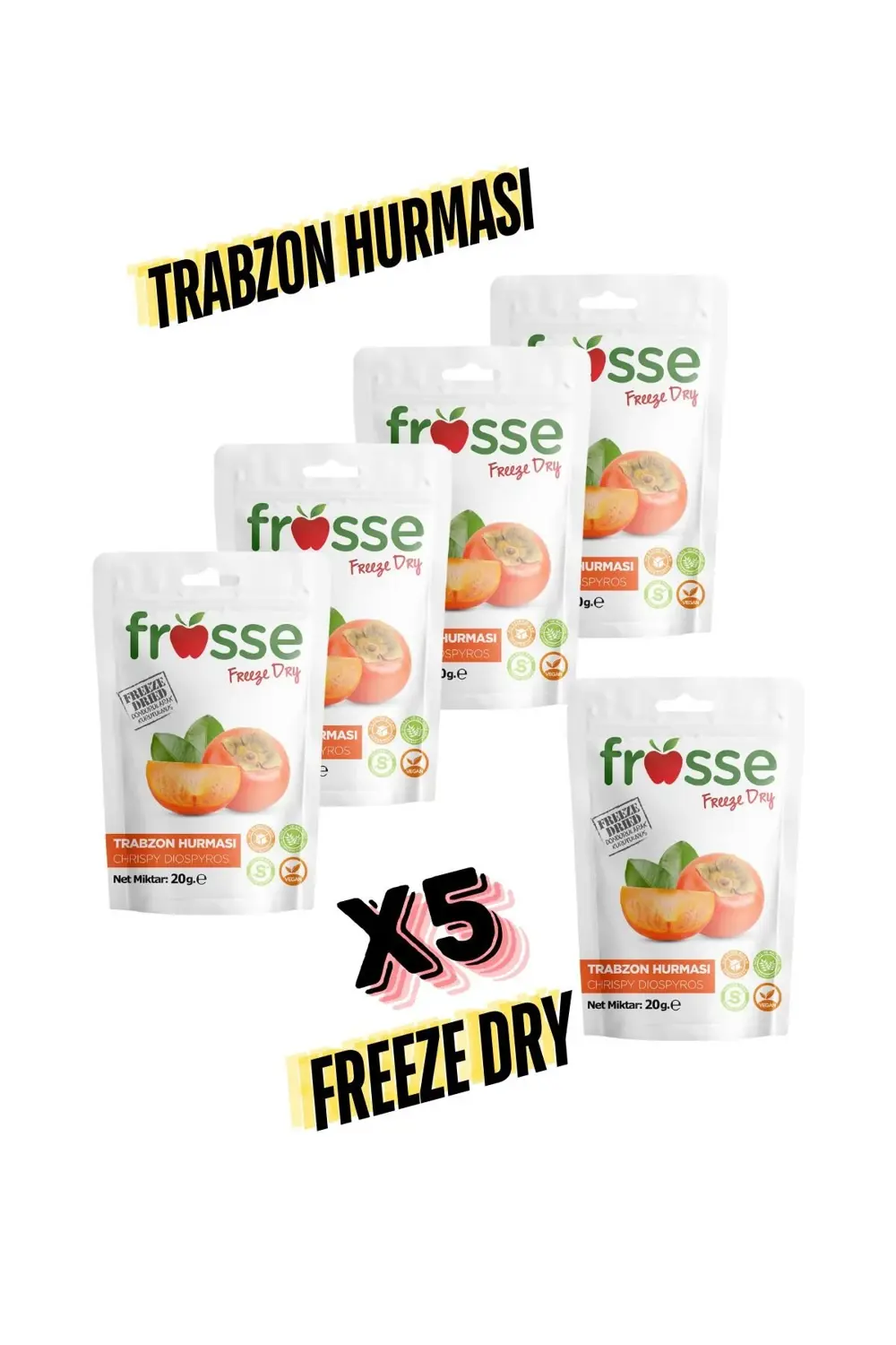 Cennet Hurması Kıtırı - Freeze Dried - Üretici Firmadan Dondurula