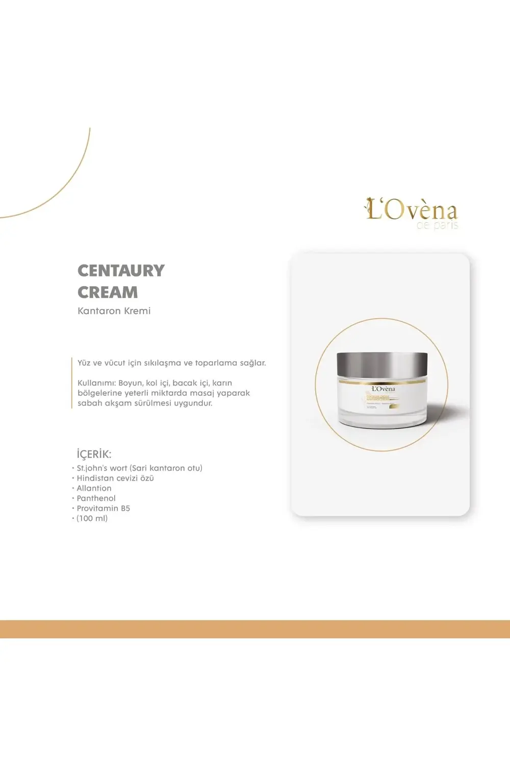 - Centaury Cream - 100 ml