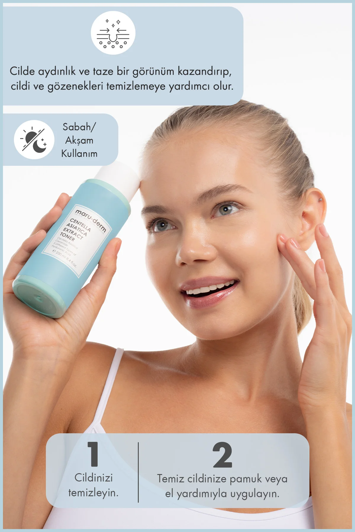 Centella Asiatica Yatıştırıcı & Ceramide Nemlendirici Cica Tonik 