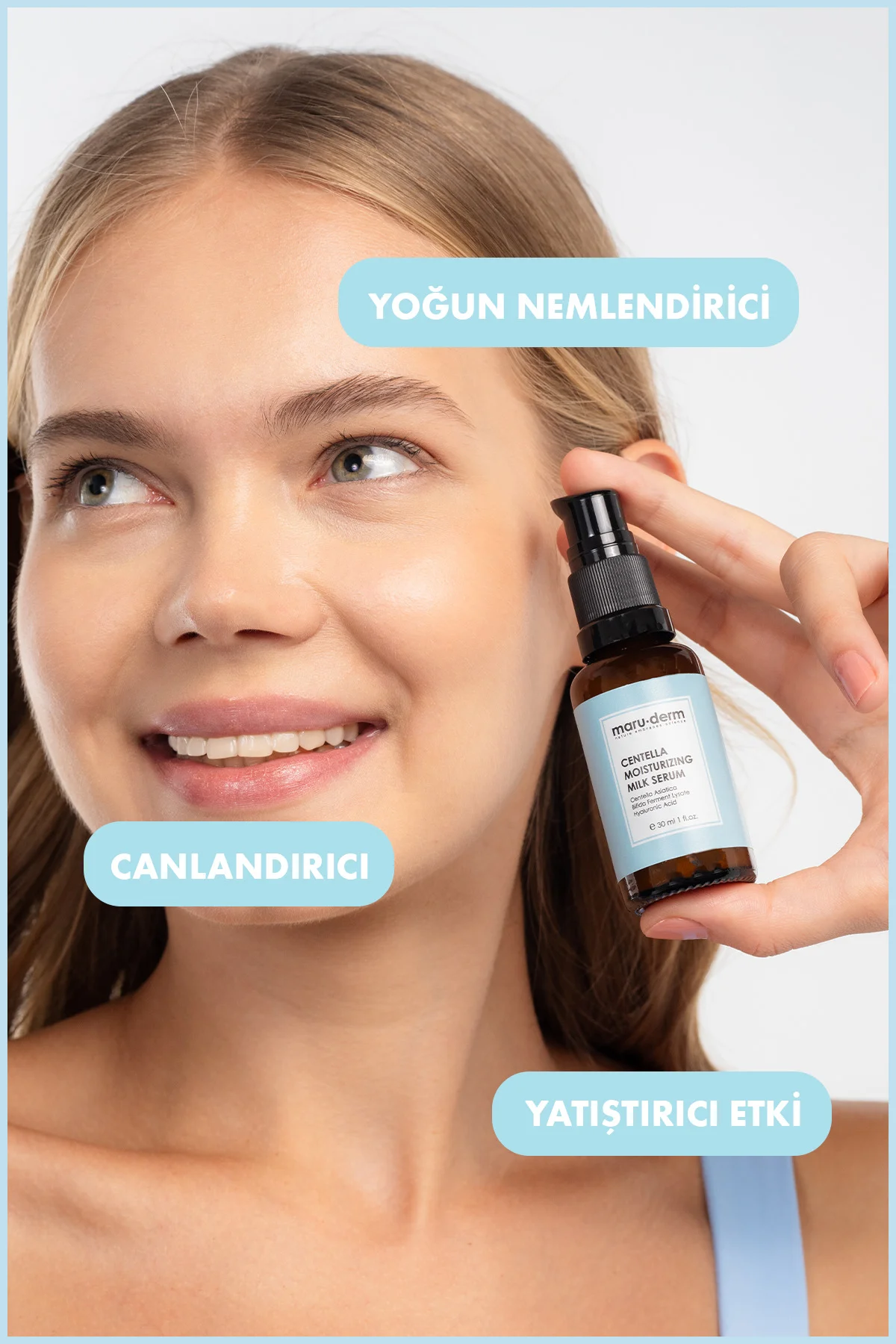 Centella Asiatica Yatıştırıcı Nemlendirici Milk Serum 30 ML