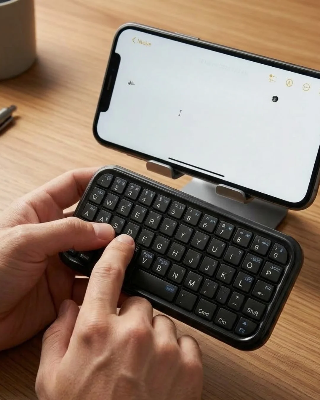 Cep Boyutu Kablosuz Bluetooth Klavye Telefon ve Tablet Uyumlu