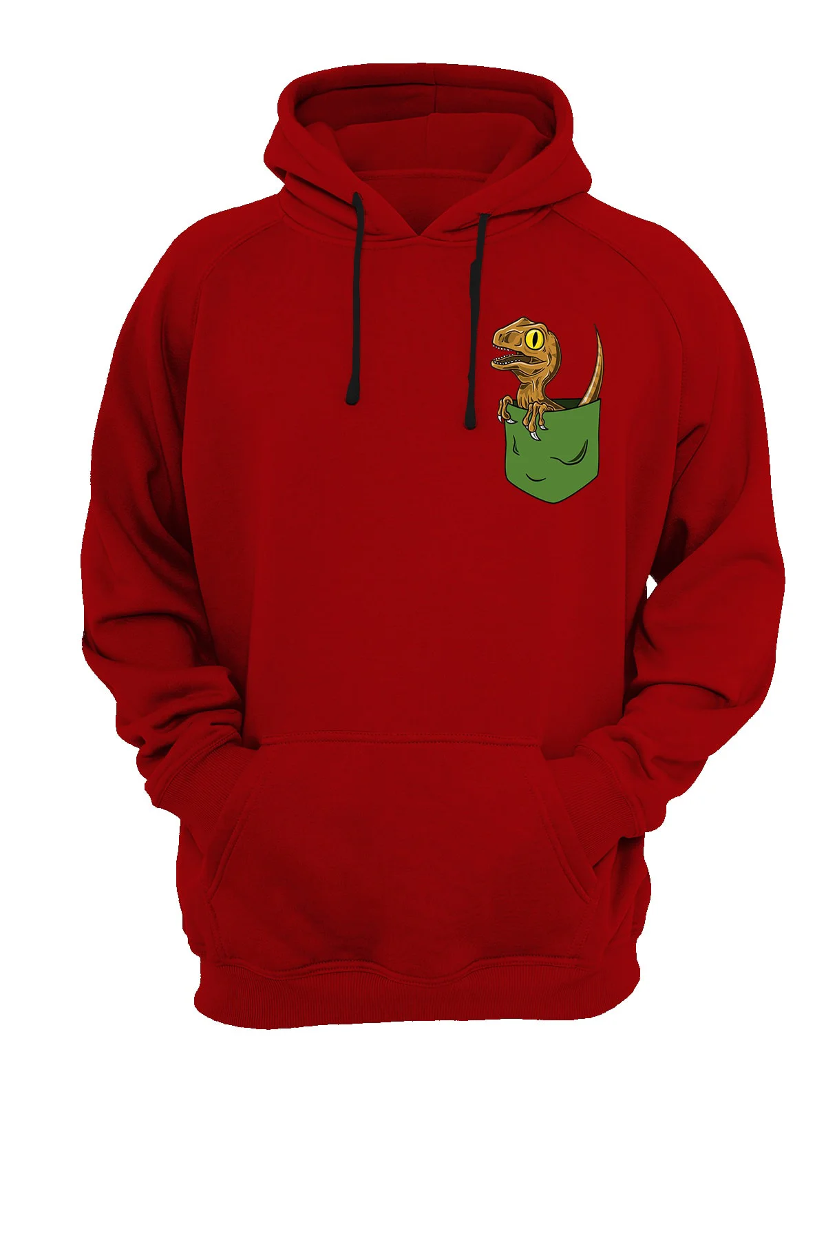 Cep Dinazor Baskılı %100 Pamuk 3 Ipl. Şardonlu Kalın Içi Polar Sweatshirt