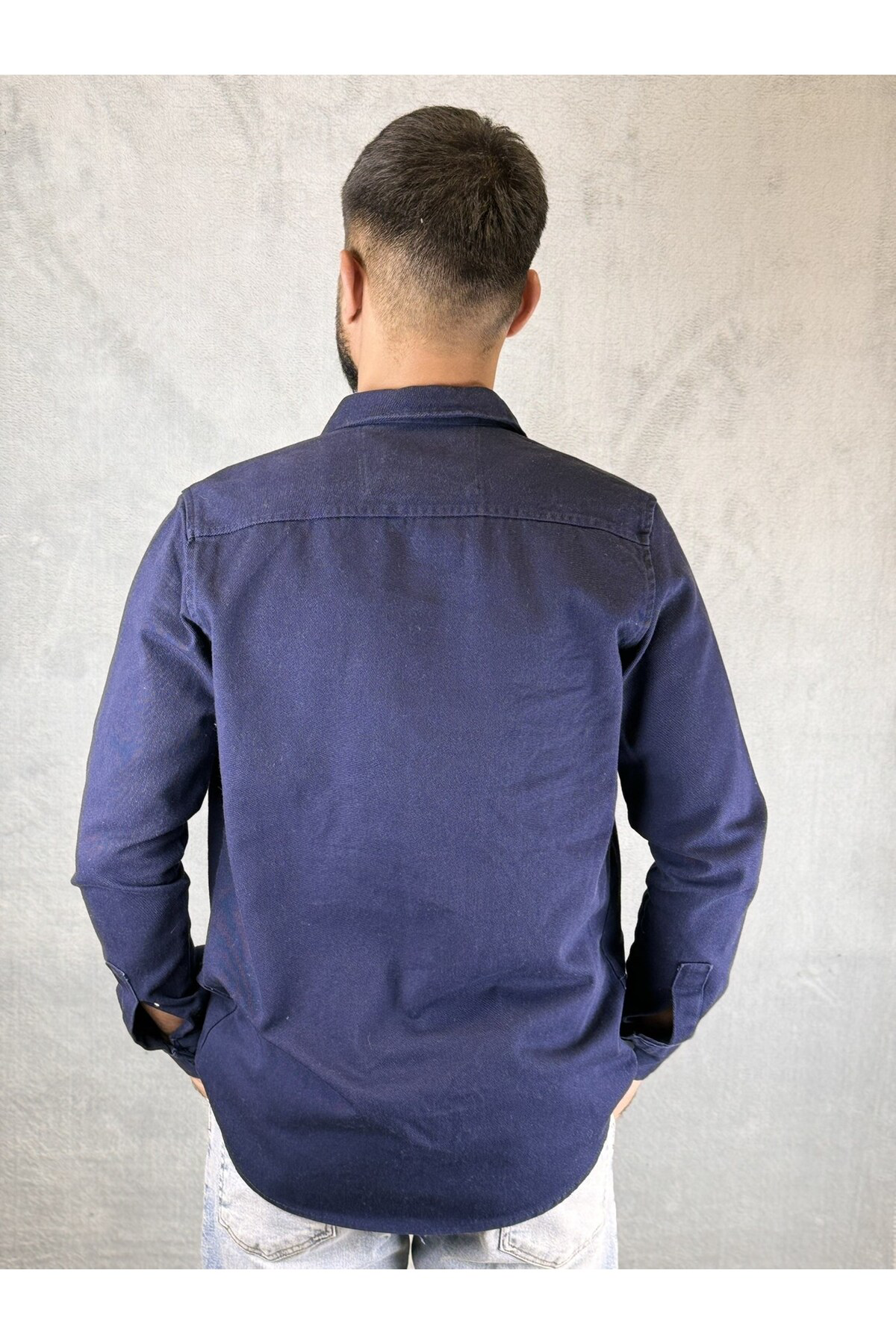 Casualmen32 Cep Eskitme Gabardin Gömlek