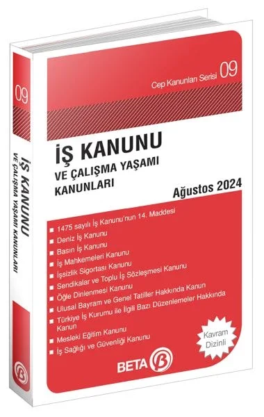 Cep Kanunları Serisi 09 - İş Kanunu ve Çalışma Yaşamı Kanunları Fiyatı, Yorumları ve Özellikleri