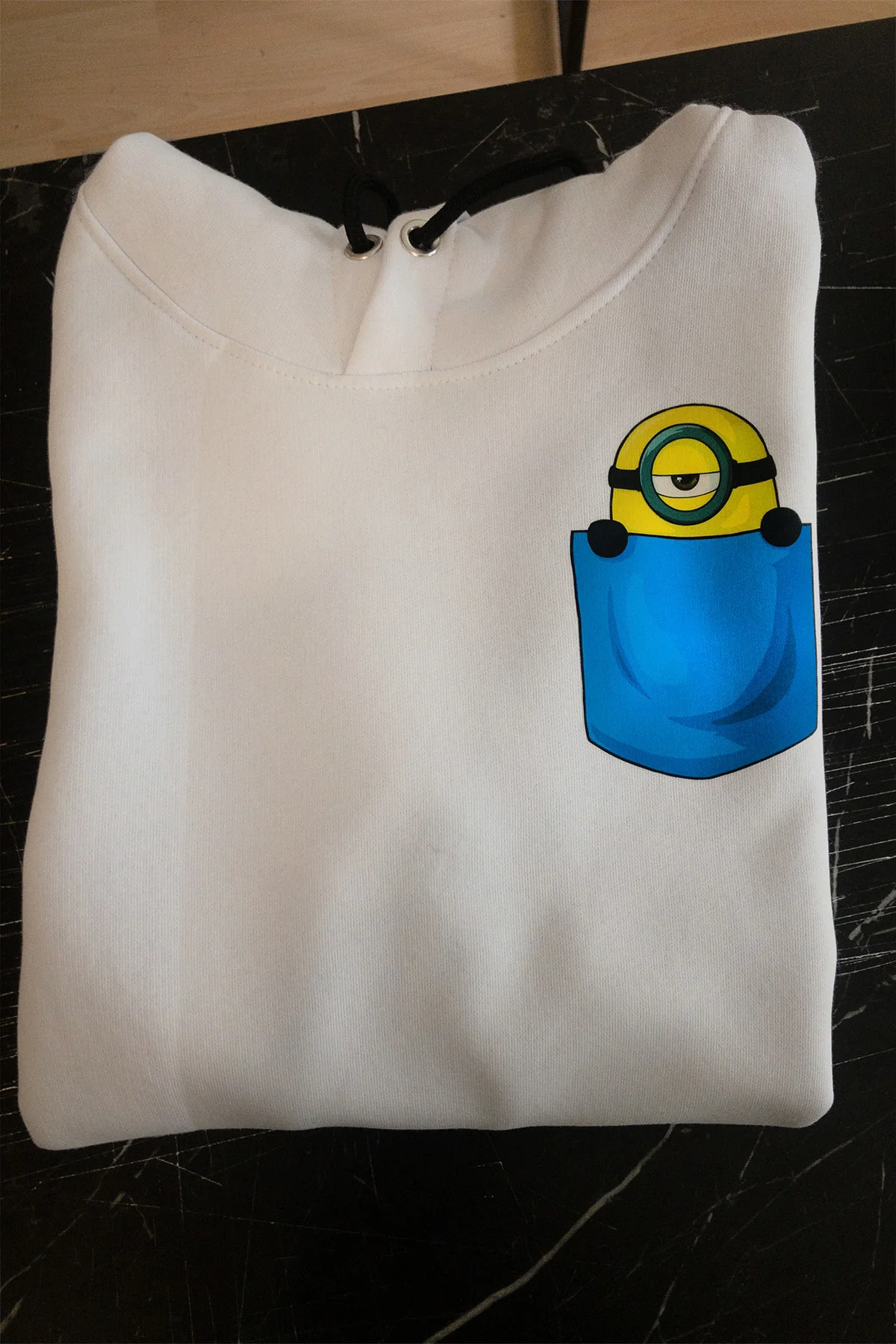 Cep Minyon Baskılı %100pamuk, 3 Ipl. Şardonlu, Çok Kalın, Içi Polar Sweatshirt Cep Minyon Baskılı %100pamuk, 3 Ipl. Şardonlu, Çok Kalın, Içi Polar Sweatshirt