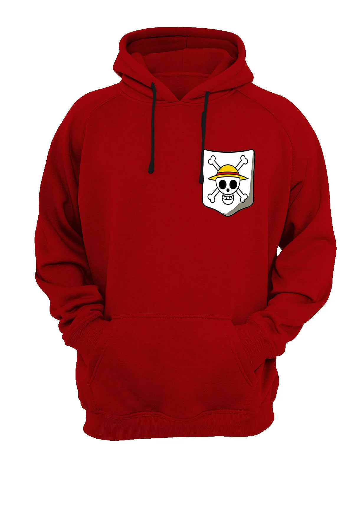 Cep Rick Baskılı Fermuarsız Kapüşonlu Sweatshirt