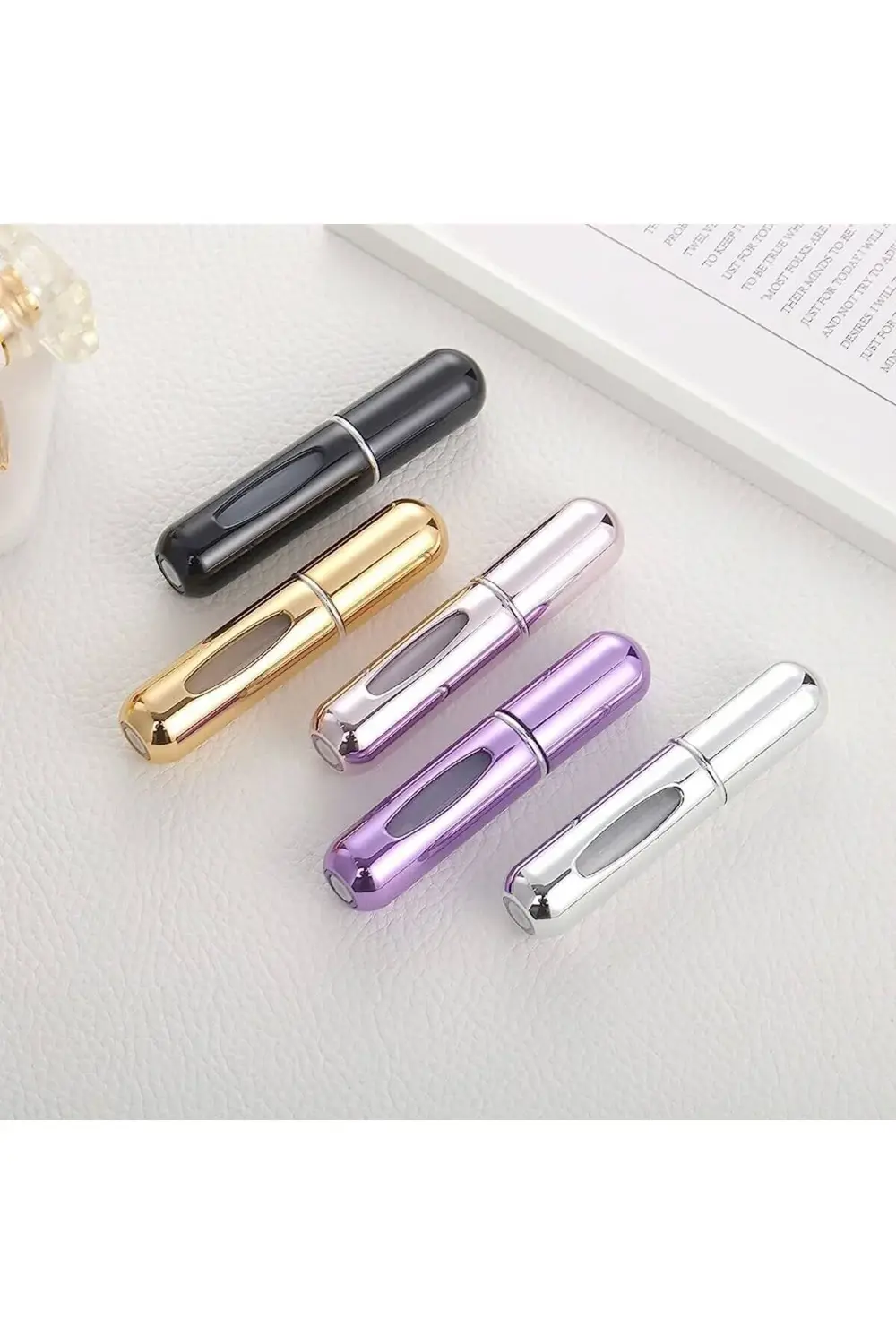 Cep Parfüm Şişesi 8 ml Doldurulabilir Atomizer - 3 Adet