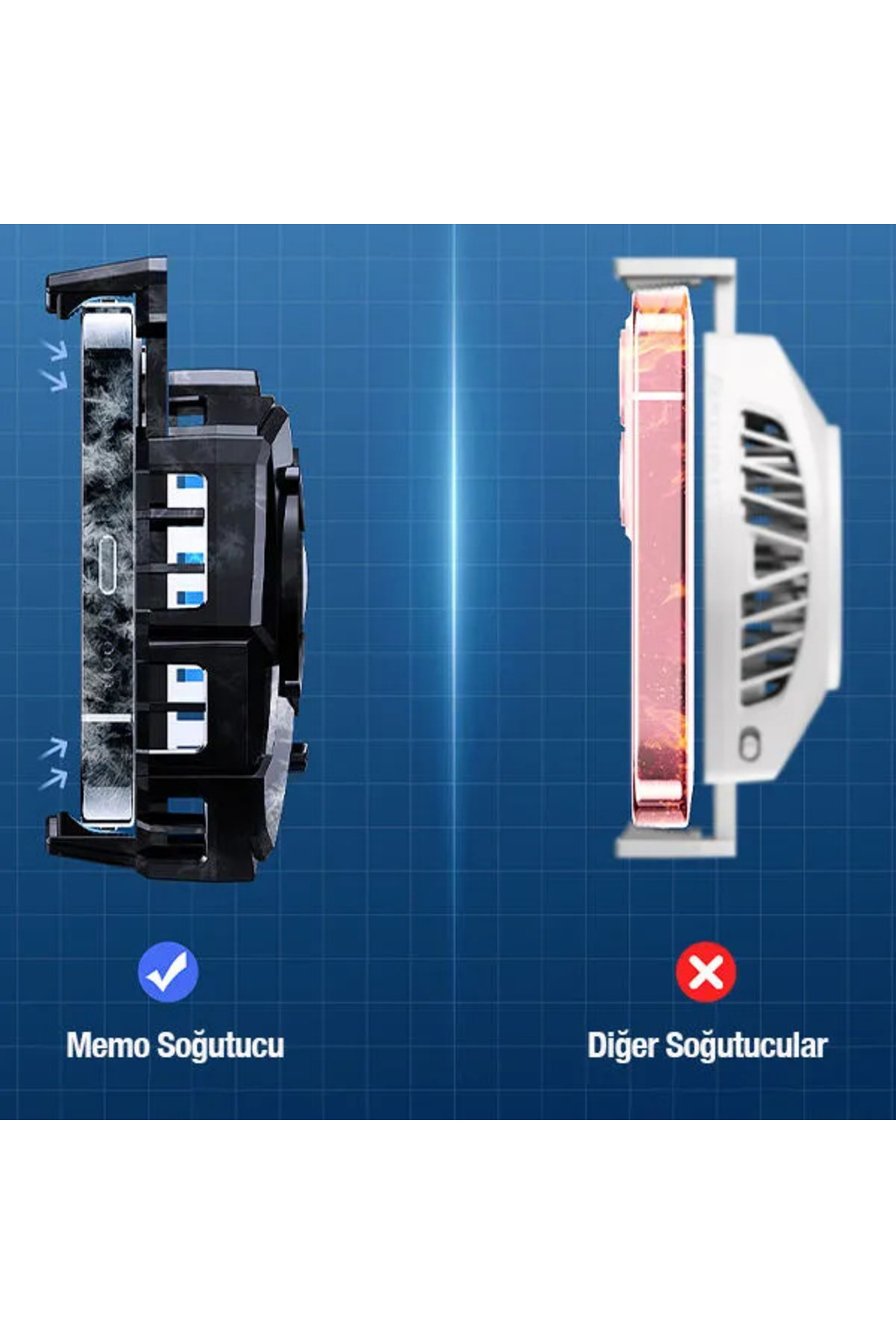 Pmr Cep Telefonu Soğutucusu Kıskaclı 2 Kademe Pmr Cep Telefonu Soğutucusu Kıskaclı 2 Kademe