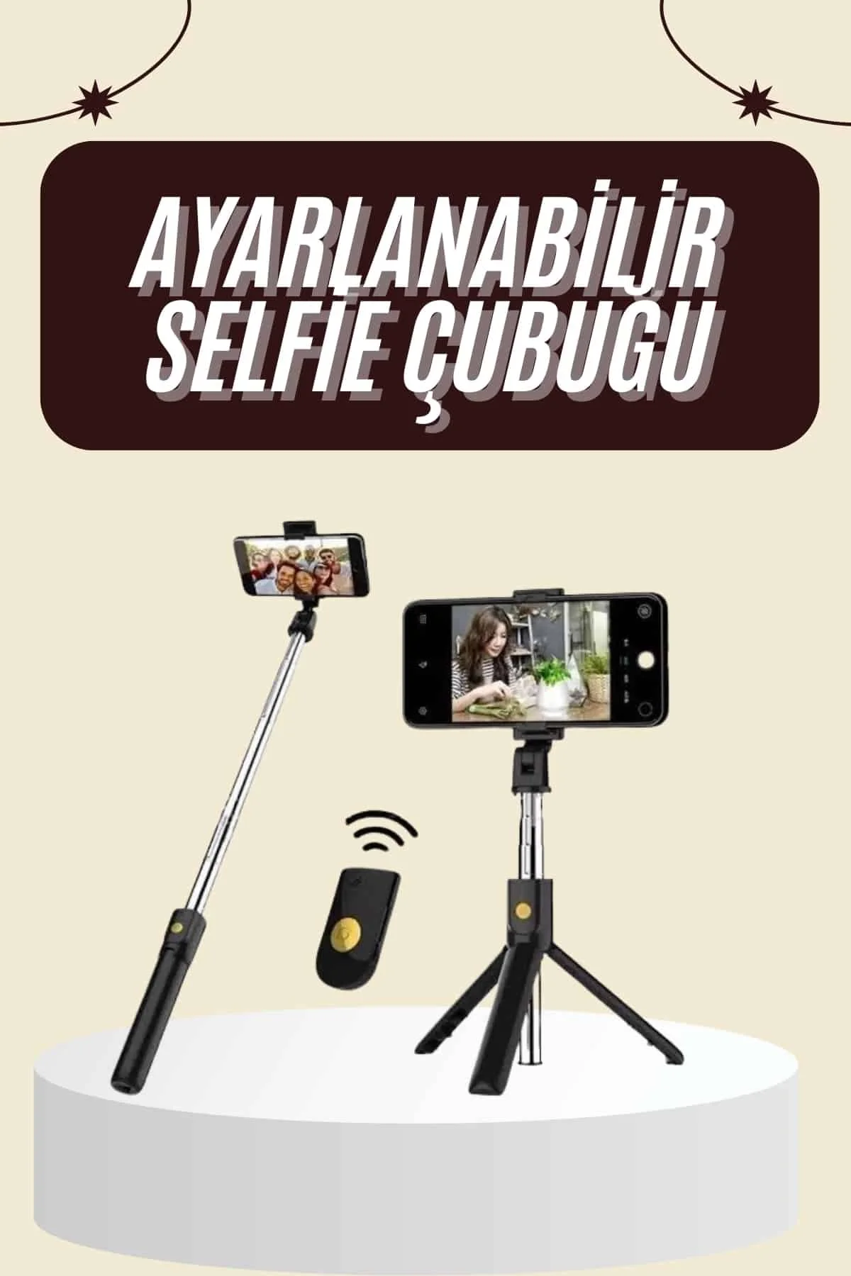 Cep Telefonu Tripod Standı Manyetik Selfie Sopa Bluetooth Uzaktan Kumandalı Cep Telefonu Tripod Standı Manyetik Selfie Sopa Bluetooth Uzaktan Kumandalı