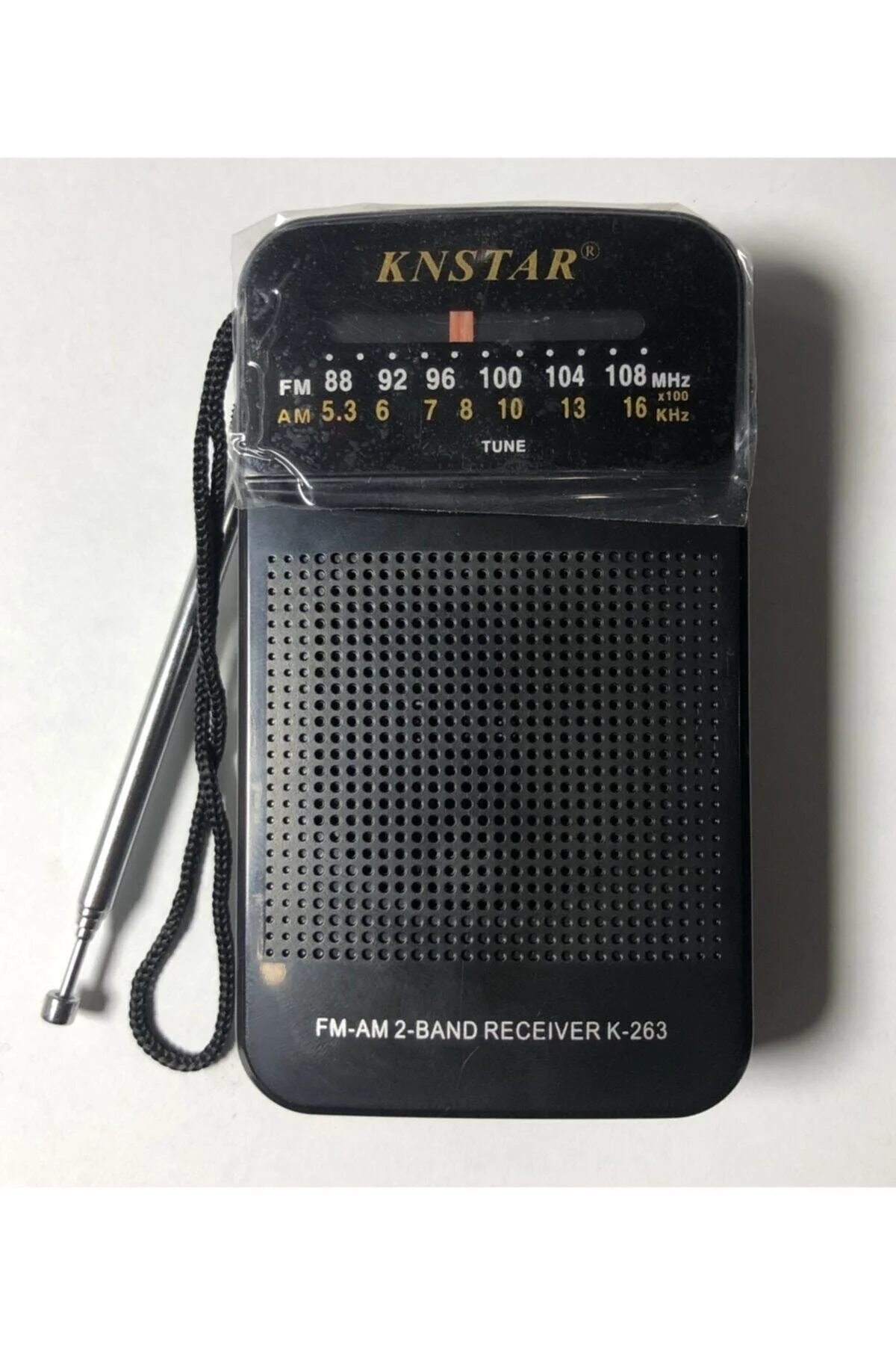 Cep tipi taşınabilir FM radyo, pilli, çok renkli, 2 yıl garantili - Elektronik - Müzik Sistemleri