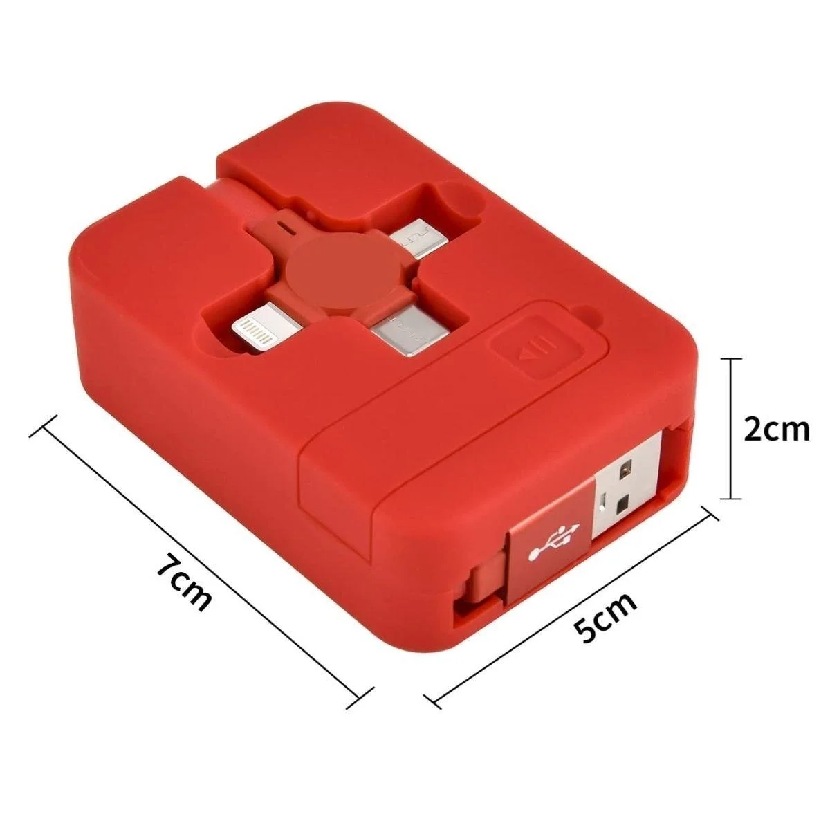Cep Tipi Telefon Tutuculu Makaralı Uzayıp Kısalabilen 3&amp;apos;ü 1 Arada Usb Şarj Kablosu Bx40 Fiyatı, Yorumları ve Özellikleri