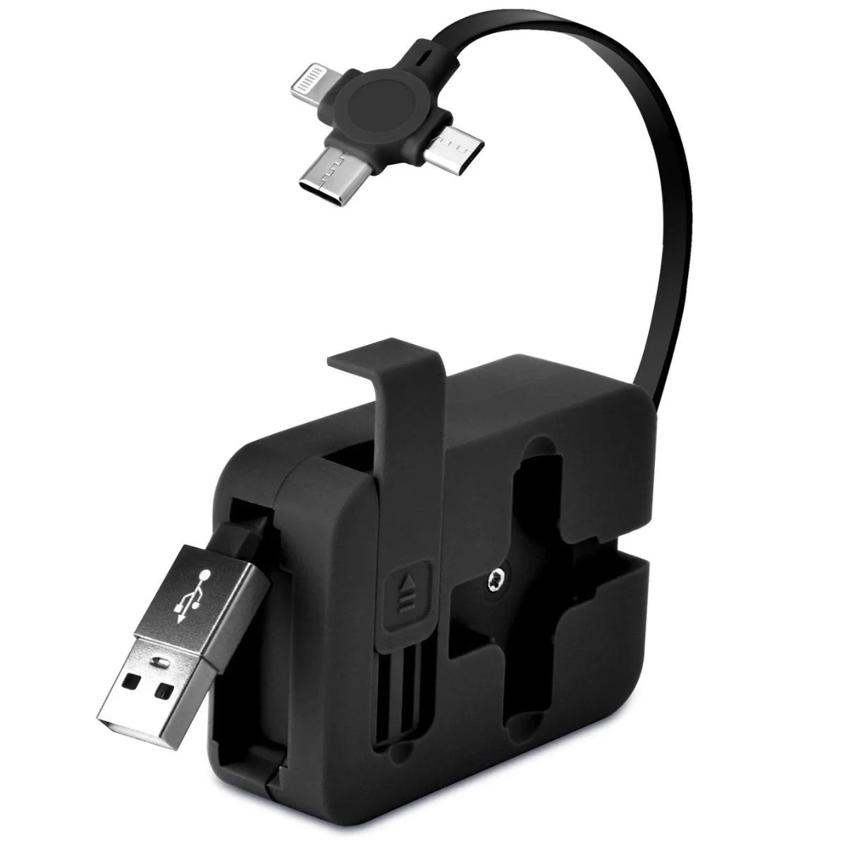 Cep Tipi Telefon Tutuculu Makaralı Uzayıp Kısalabilen 3'ü 1 Arada USB Şarj Kablosu Fiyatı, Yorumları ve Özellikleri
