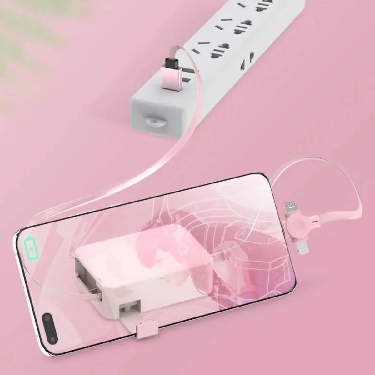 Cep Tipi Telefon Tutuculu Makaralı Uzayıp Kısalabilen 3&amp;apos;ü 1 Arada Usb Şarj Kablosu Bx40 Fiyatı, Yorumları ve Özellikleri