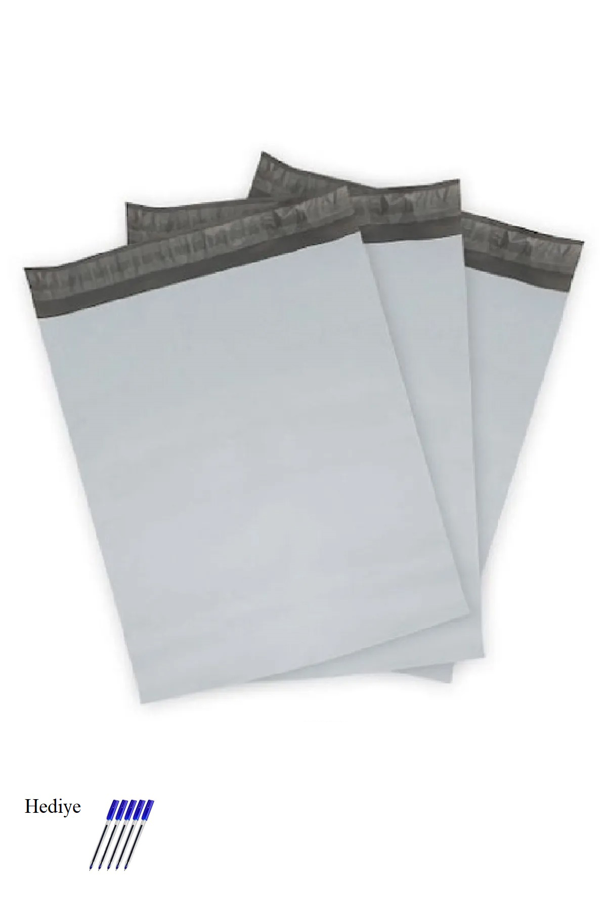 Just Cheap Store Cepsiz Küçük Boy Kargo Poşeti 24X30+5 Cm - 300 Adet (40+40=80 Mik