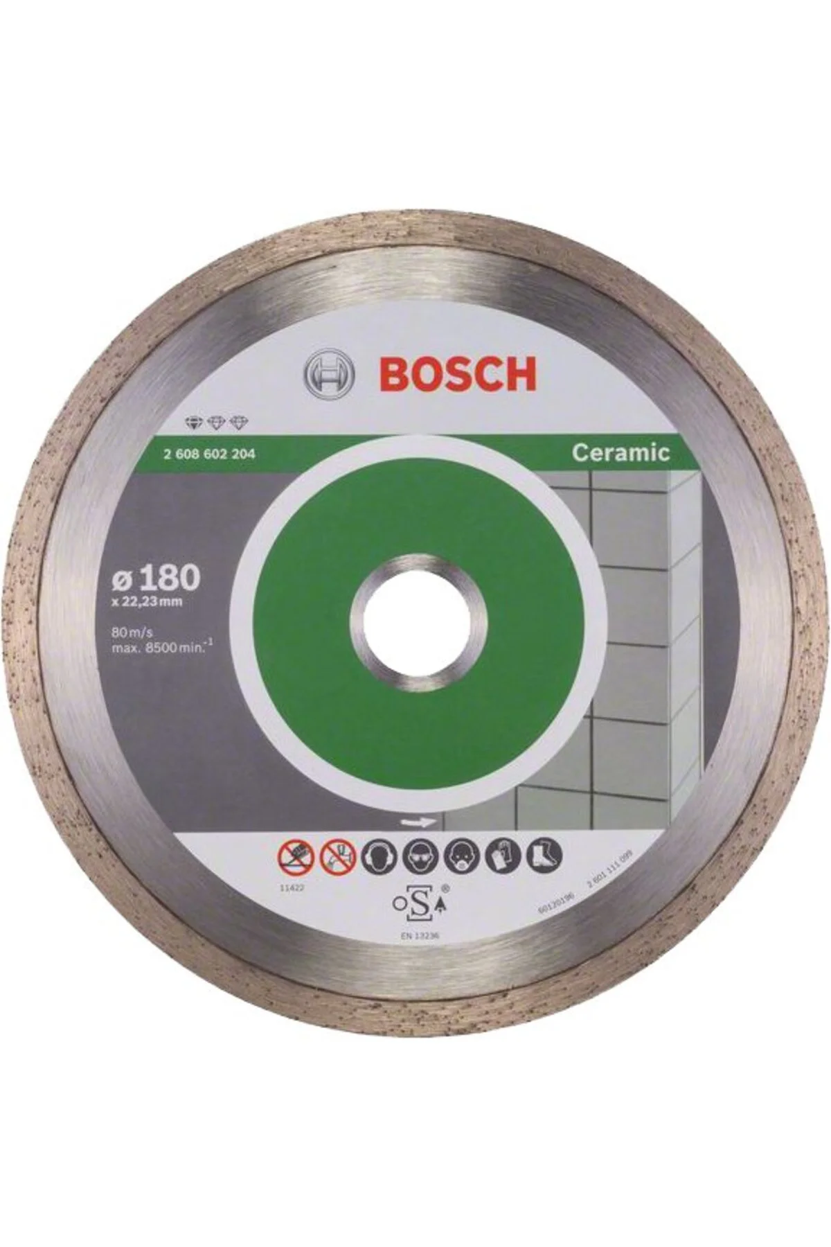 Ceramic Tas Kesme Diski Elmas 180mm