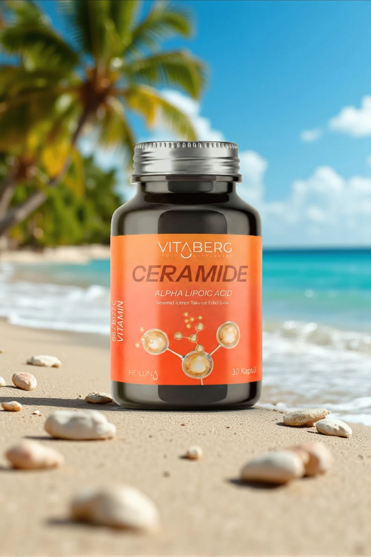 Ceramide 30 Kapsül | Seramid, Alfa Lipoik Asit, Vitamin C, B6 ve 