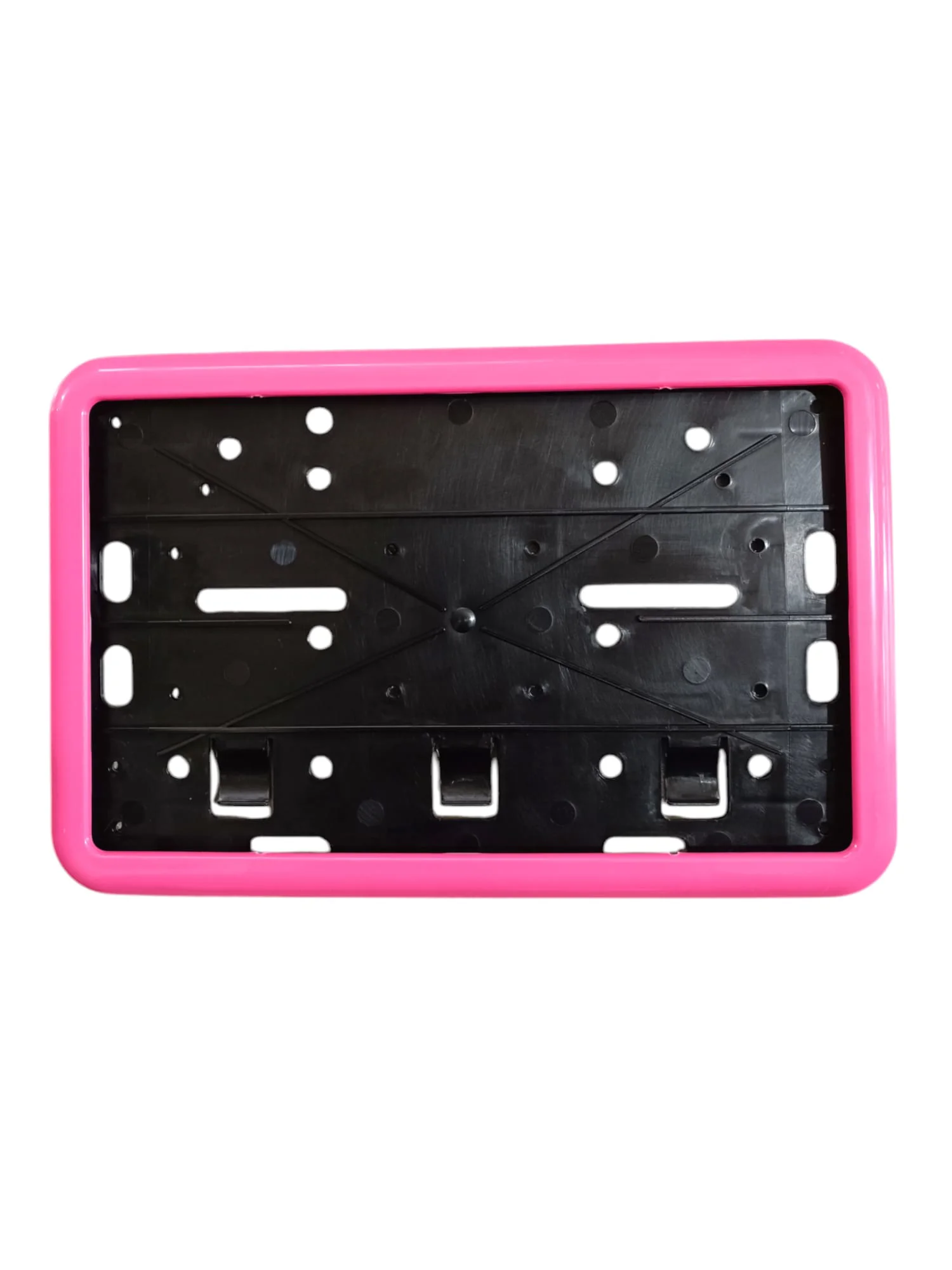 Çerçeveli Motor Plakalık Plaka Altlığı Pembe 17x26 cm Çerçeveli Motor Plakalık Plaka Altlığı Pembe 17x26 cm