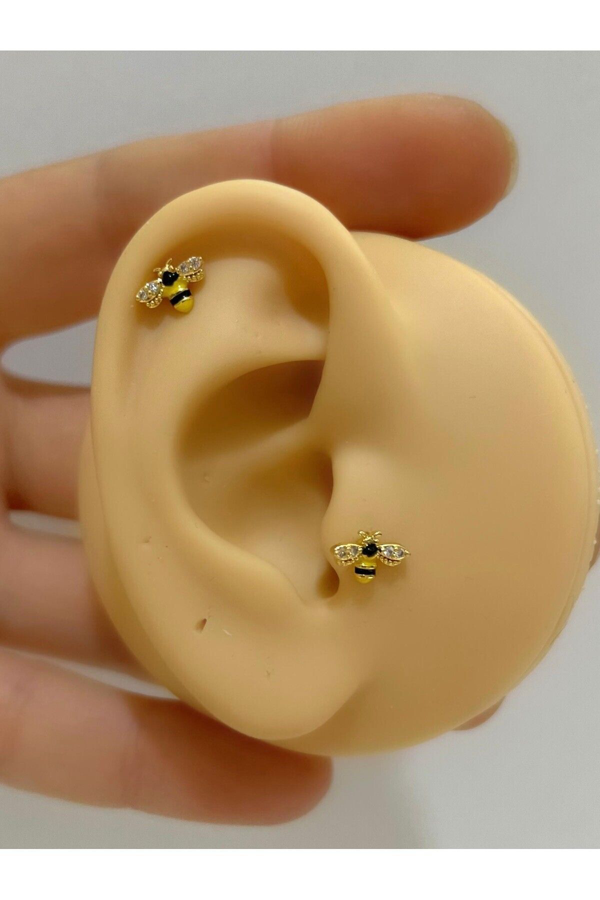 cerrahi çelik arı tragus helix kıkırdak kulak memesi uyumlu piercing küpe  (1 adet ) Fiyatı, Yorumları ve Özellikleri