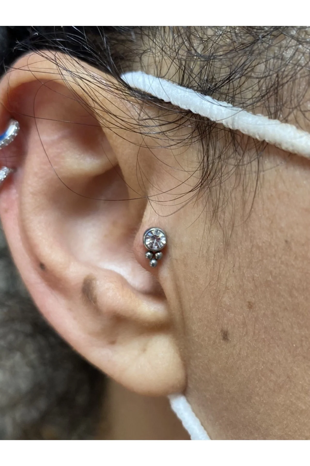 Cerrahi Çelik Düz Bar Tragus Helix Kıkırdak Lobe Piercing