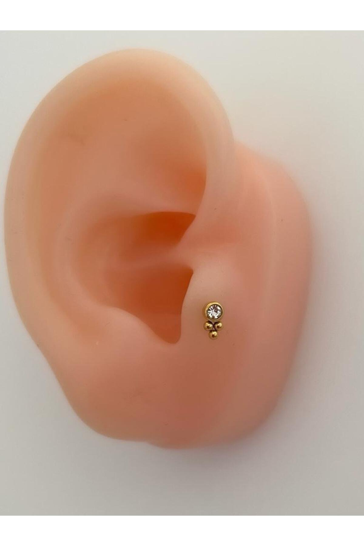 Cerrahi Çelik Düz Bar Tragus Helix Kıkırdak Lobe Piercing
