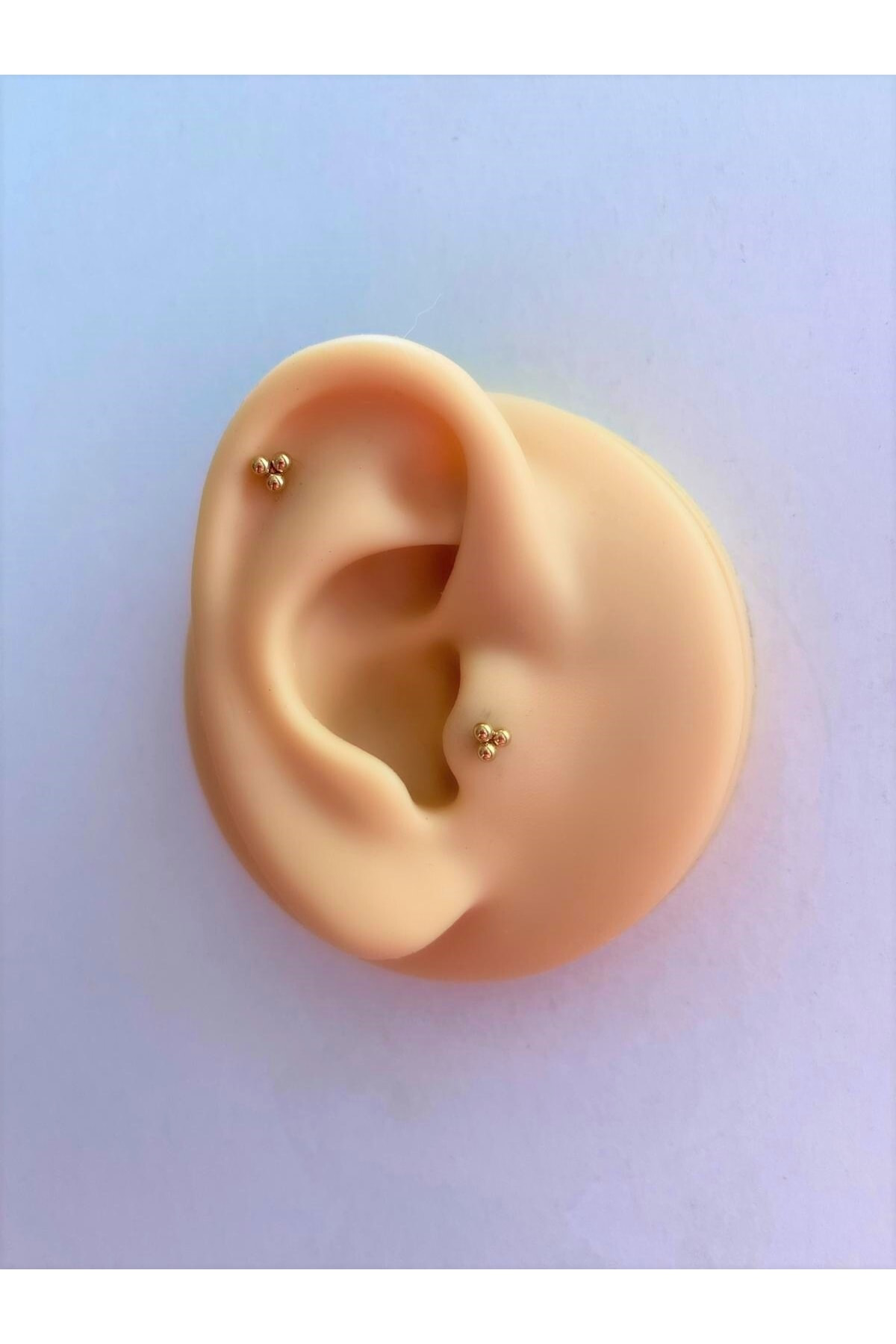 Cerrahi Çelik Gumus Renk Tragus Helix Kıkırdak Piercingi