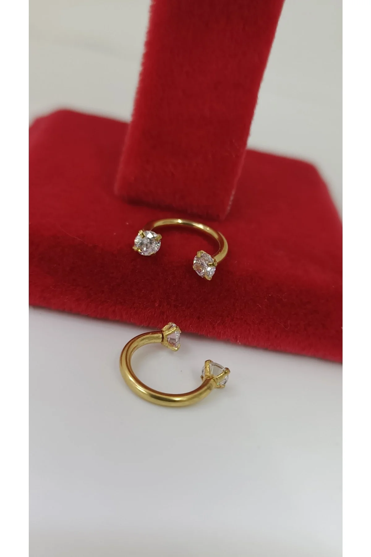 Cerrahi Çelik Gold Yarım Halka Piercing Cerrahi Çelik Gold Yarım Halka Piercing