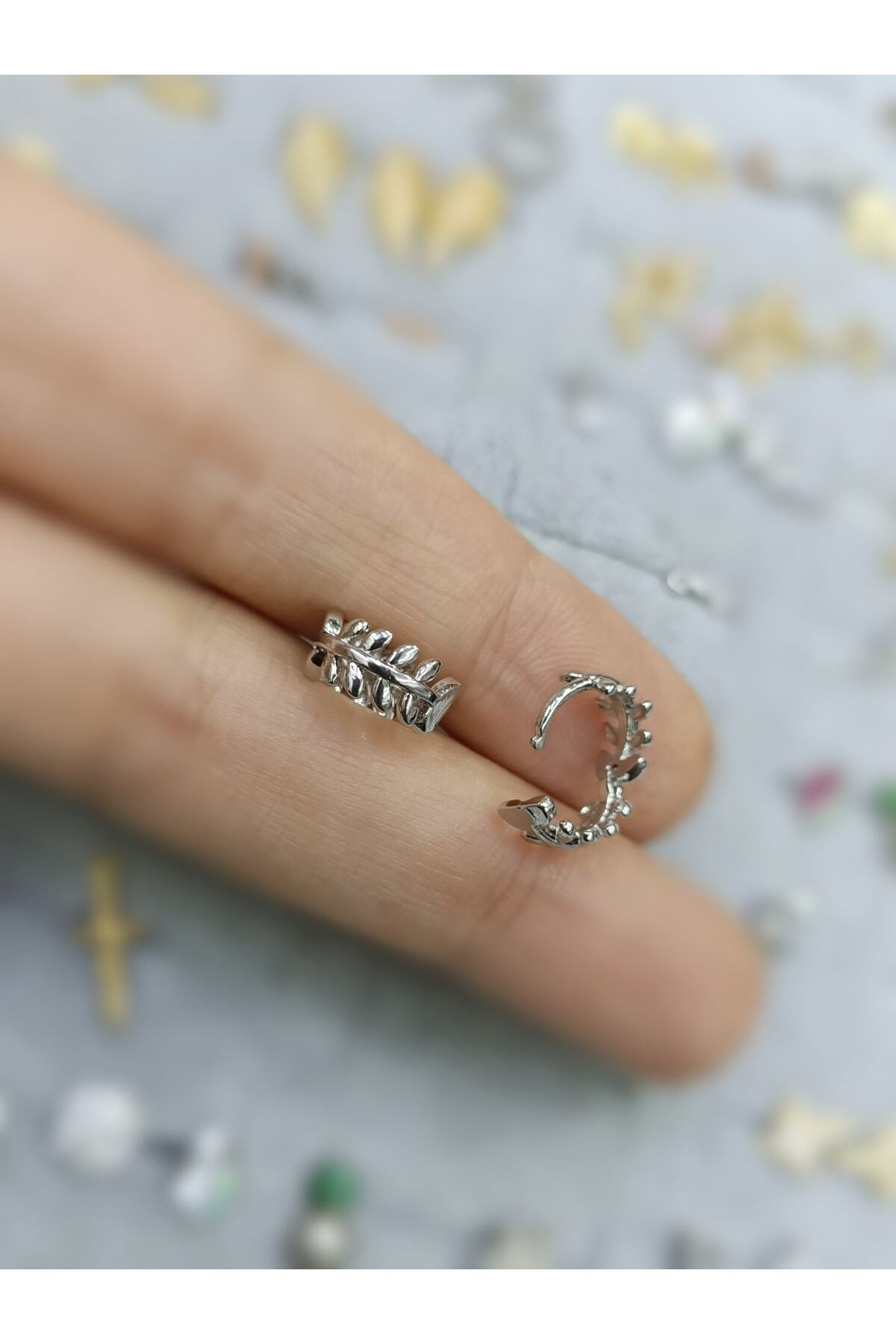 Cerrahi Çelik Gümüş Renk Halka Kıkırdak Helix Piercing