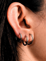 Cerrahi Çelik Halka Küpe 3 Adet 3 BOY-ÇELİKKÜPESET2